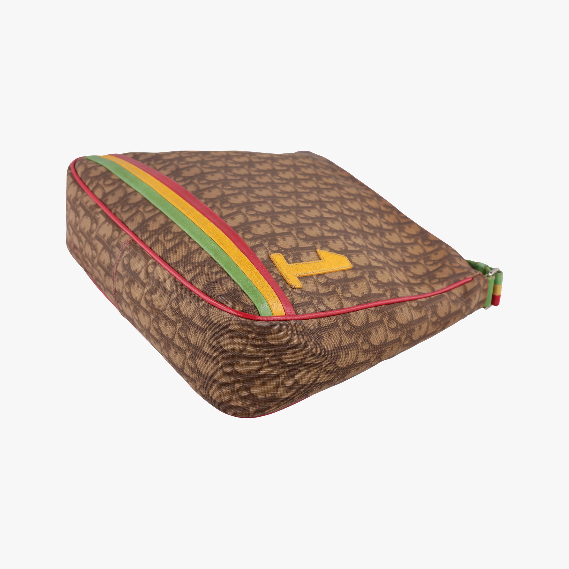 Rasta Trotter Messenger beige×Multicolour PVC coated canvas BO A 0074ラスタトロッターメッセンジャー ベージュ×マルチカラー PVCコーティングキャンバス BO A 0074