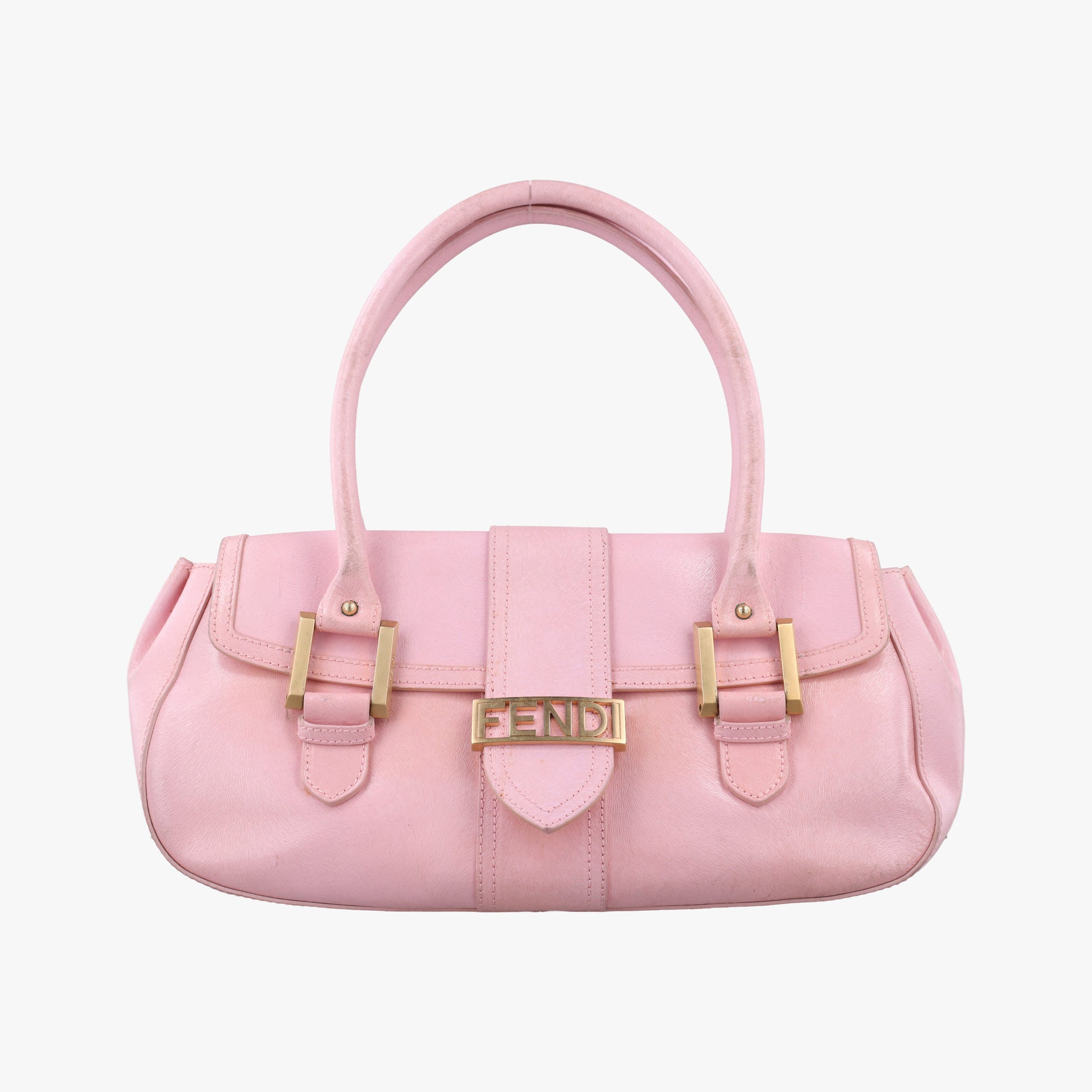 Logo flap bag Pink Leather 8BN116 2370-BN116-KUF-048ロゴ フラップバッグ ピンク レザー 8BN116 2370-BN116-KUF-048