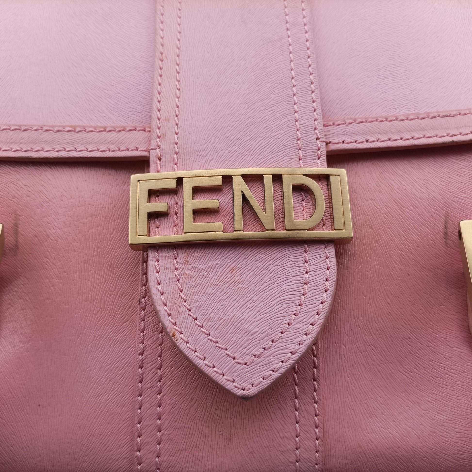 Logo flap bag Pink Leather 8BN116 2370-BN116-KUF-048ロゴ フラップバッグ ピンク レザー 8BN116 2370-BN116-KUF-048
