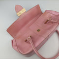Logo flap bag Pink Leather 8BN116 2370-BN116-KUF-048ロゴ フラップバッグ ピンク レザー 8BN116 2370-BN116-KUF-048