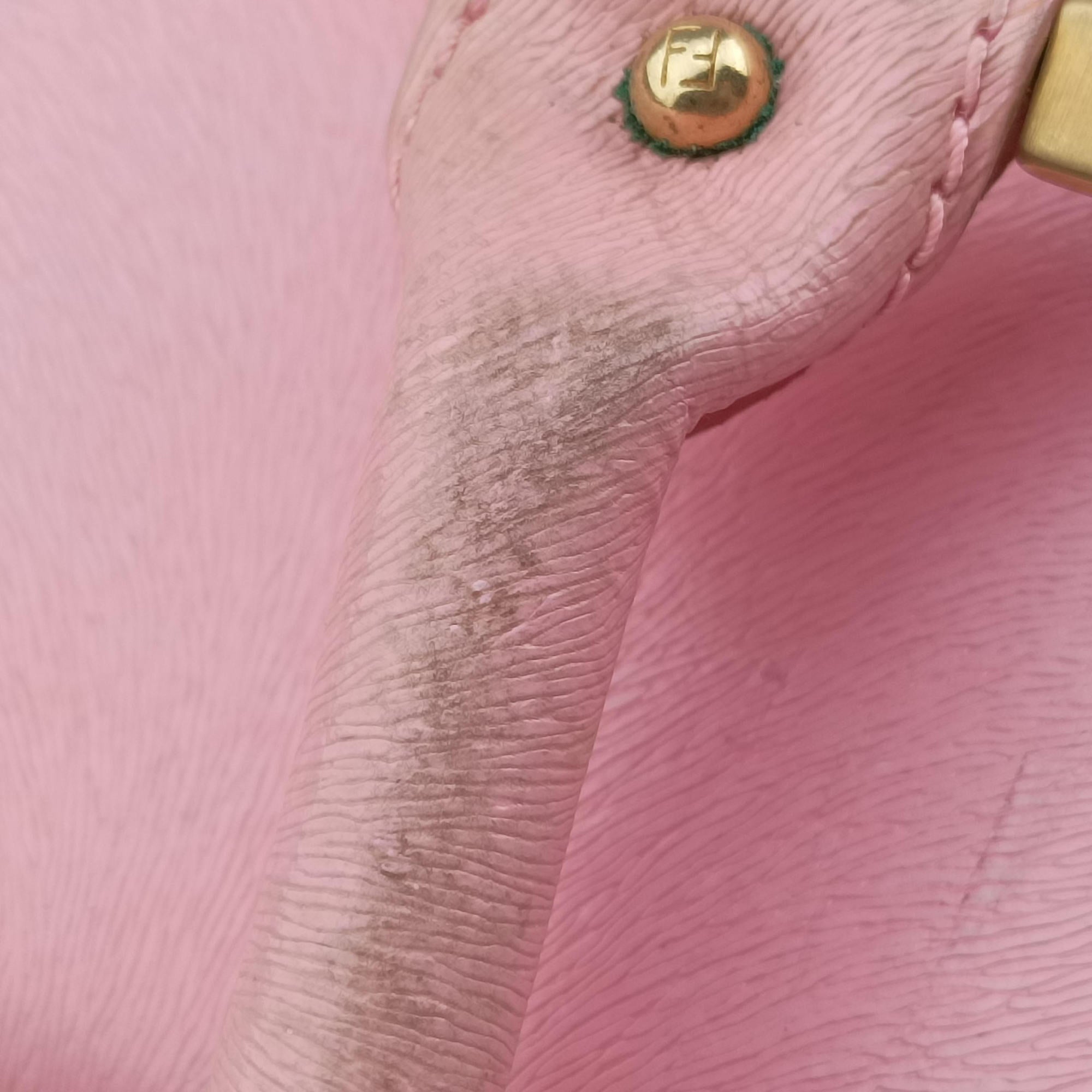 Logo flap bag Pink Leather 8BN116 2370-BN116-KUF-048ロゴ フラップバッグ ピンク レザー 8BN116 2370-BN116-KUF-048