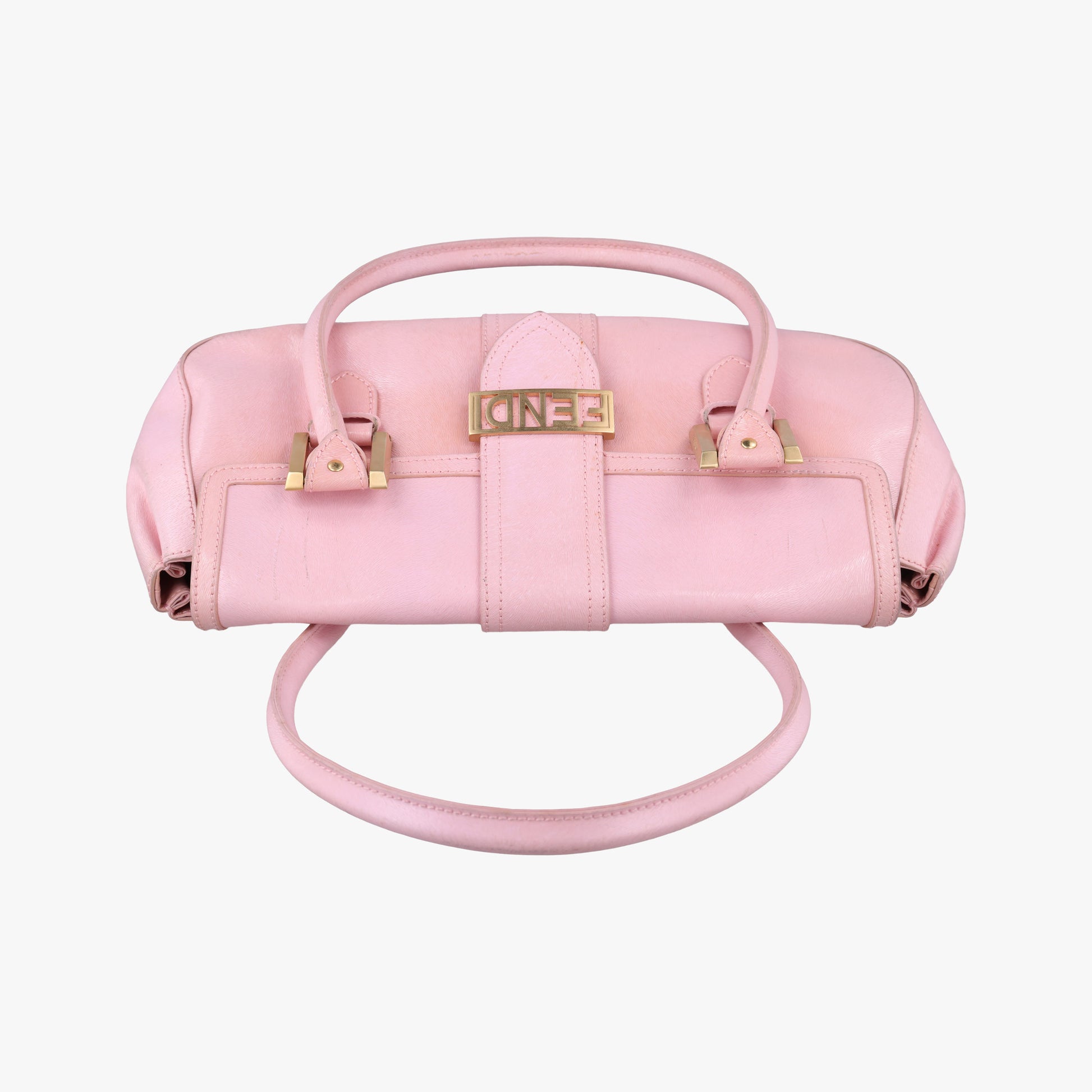Logo flap bag Pink Leather 8BN116 2370-BN116-KUF-048ロゴ フラップバッグ ピンク レザー 8BN116 2370-BN116-KUF-048