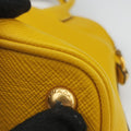 Cuir Top Handle Yellow SAFFIANO Leather BL0902 25クイール トップ ハンドル イエロー サフィアーノレザー BL0902 25