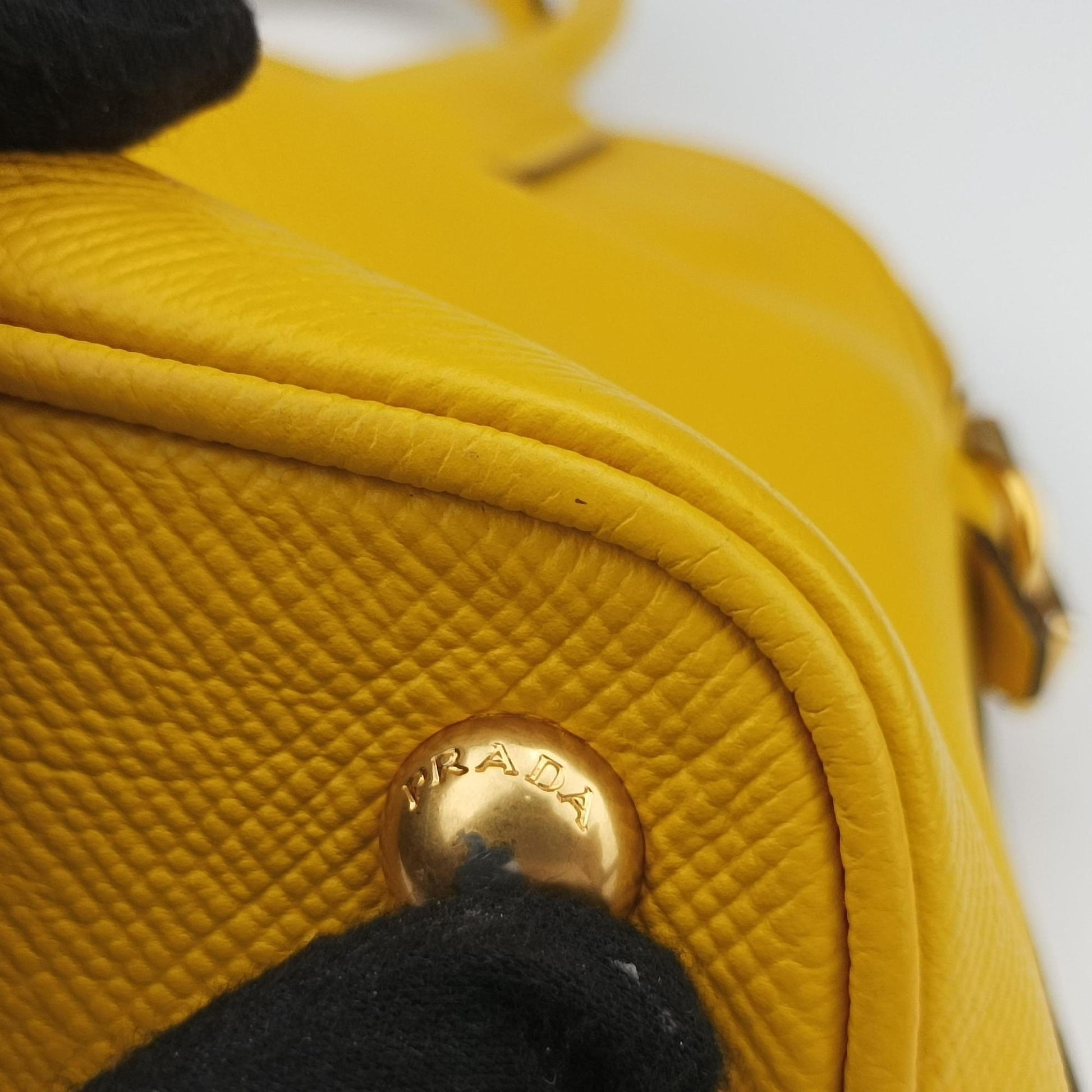 Cuir Top Handle Yellow SAFFIANO Leather BL0902 25クイール トップ ハンドル イエロー サフィアーノレザー BL0902 25
