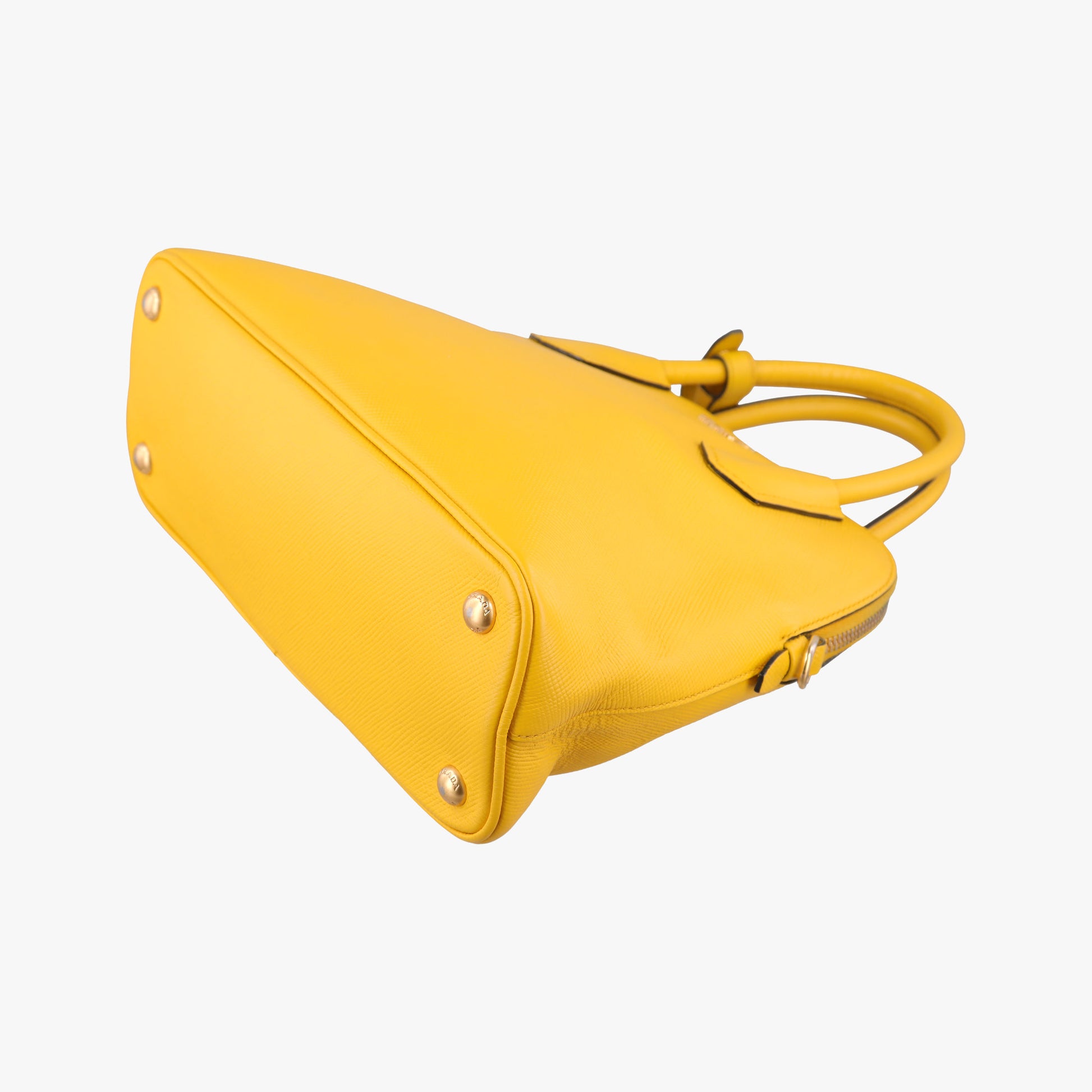 Cuir Top Handle Yellow SAFFIANO Leather BL0902 25クイール トップ ハンドル イエロー サフィアーノレザー BL0902 25
