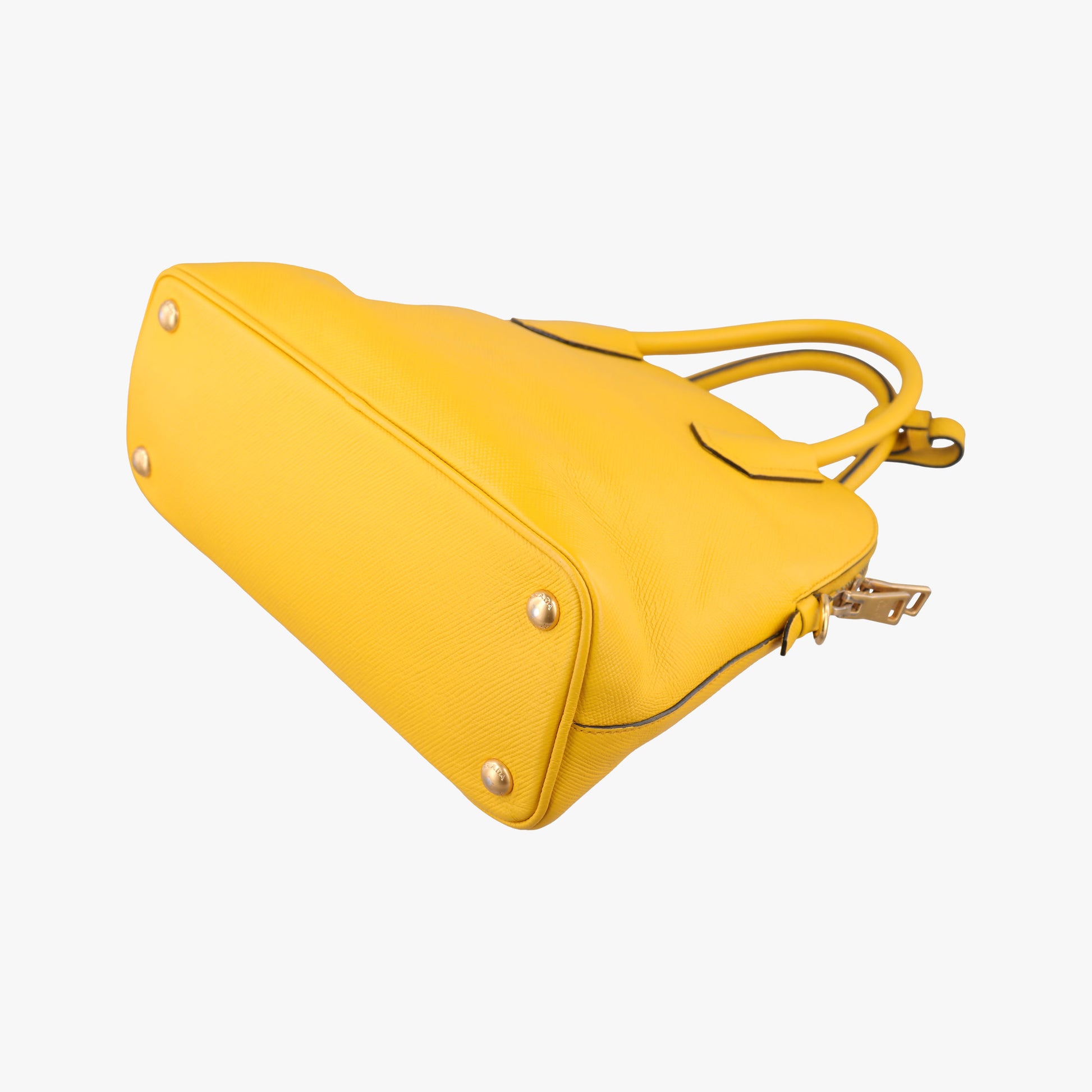 Cuir Top Handle Yellow SAFFIANO Leather BL0902 25クイール トップ ハンドル イエロー サフィアーノレザー BL0902 25
