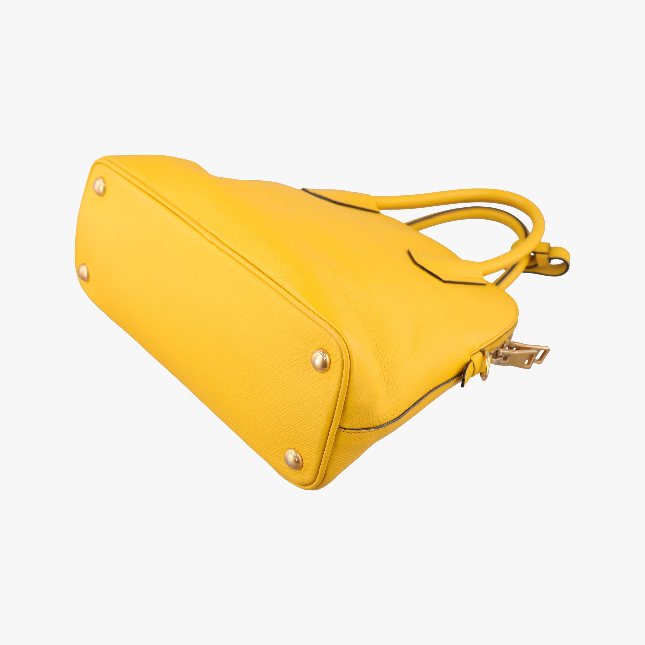 Cuir Top Handle Yellow SAFFIANO Leather BL0902 25クイール トップ ハンドル イエロー サフィアーノレザー BL0902 25