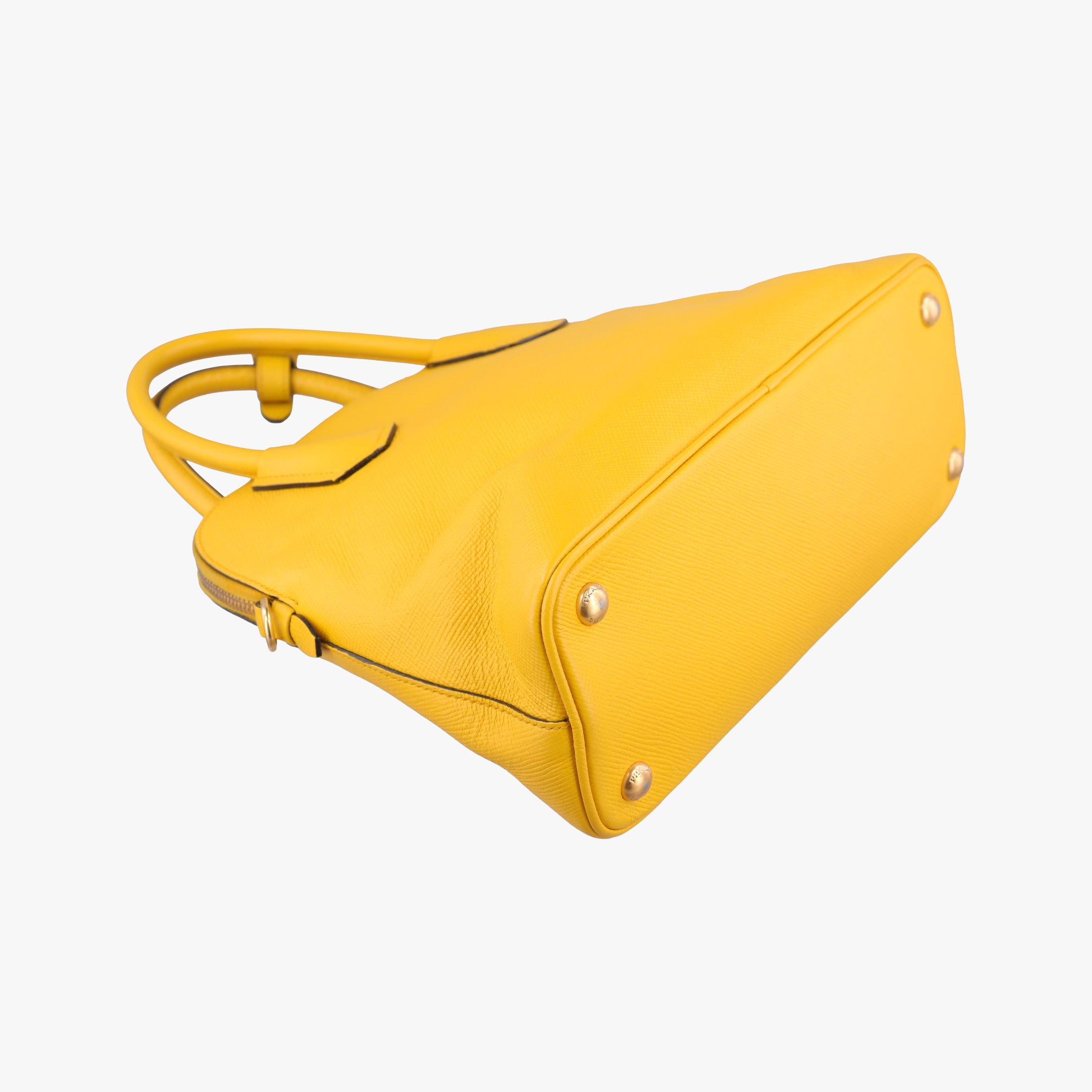 Cuir Top Handle Yellow SAFFIANO Leather BL0902 25クイール トップ ハンドル イエロー サフィアーノレザー BL0902 25