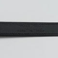 Logo belt Black leather DNP104ロゴベルト ブラック レザー DNP104