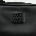 Logo belt Black leather DNP104ロゴベルト ブラック レザー DNP104