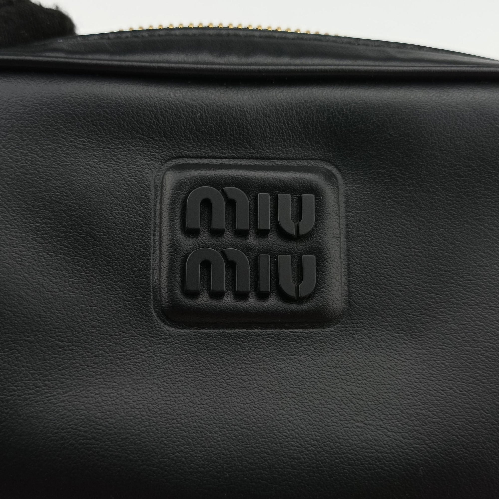 Logo belt Black leather DNP104ロゴベルト ブラック レザー DNP104