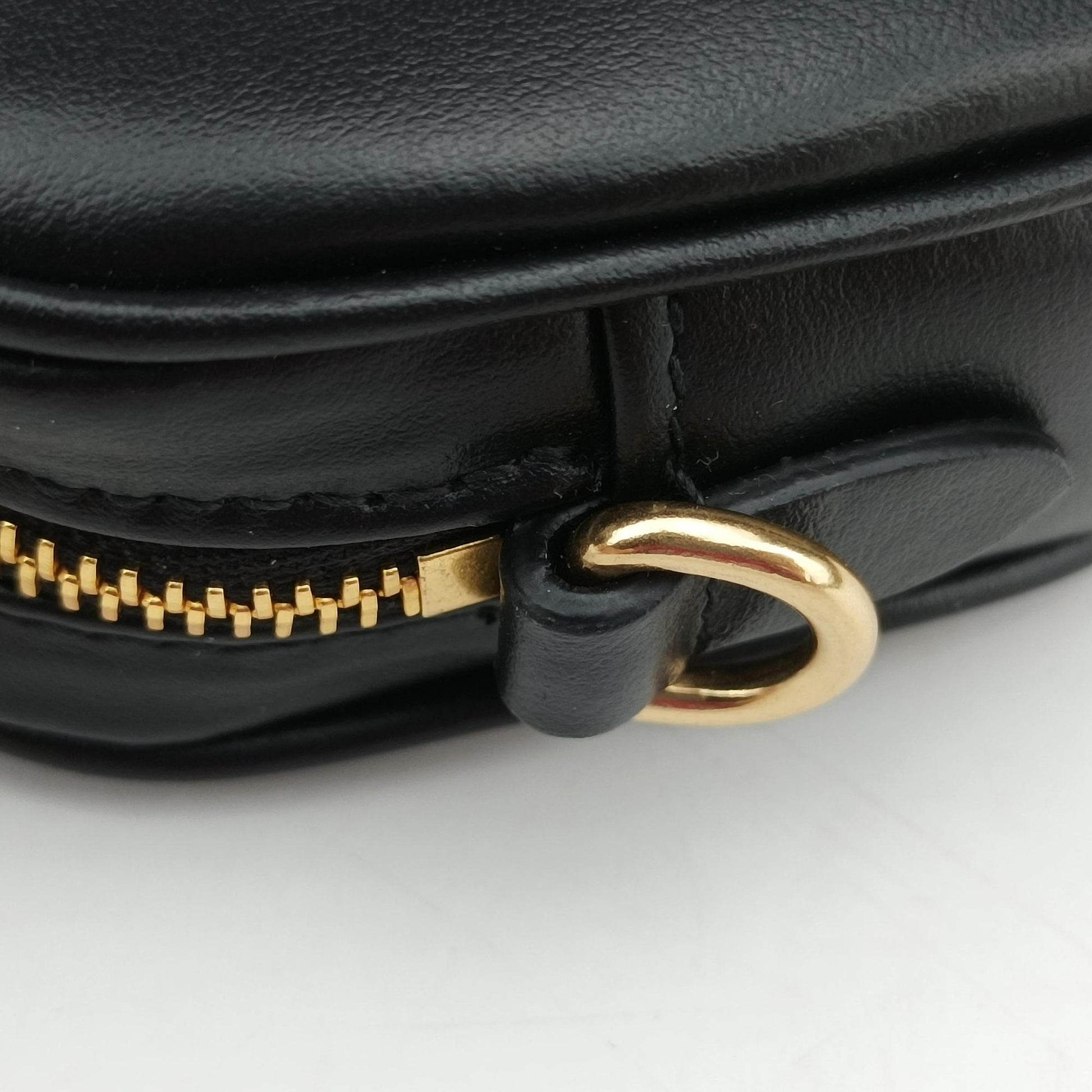 Logo belt Black leather DNP104ロゴベルト ブラック レザー DNP104