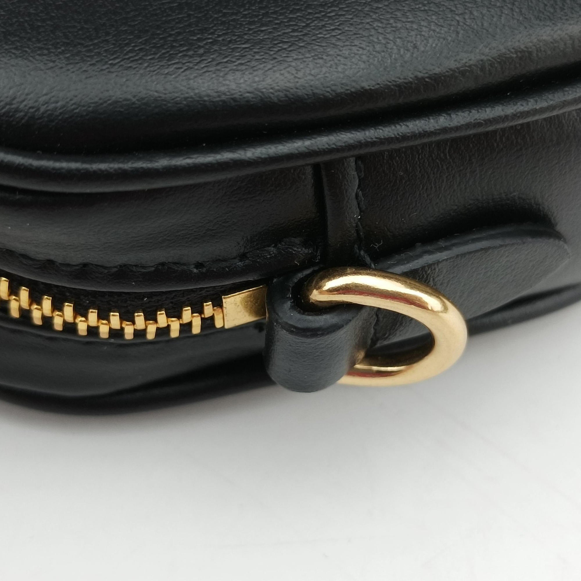 Logo belt Black leather DNP104ロゴベルト ブラック レザー DNP104