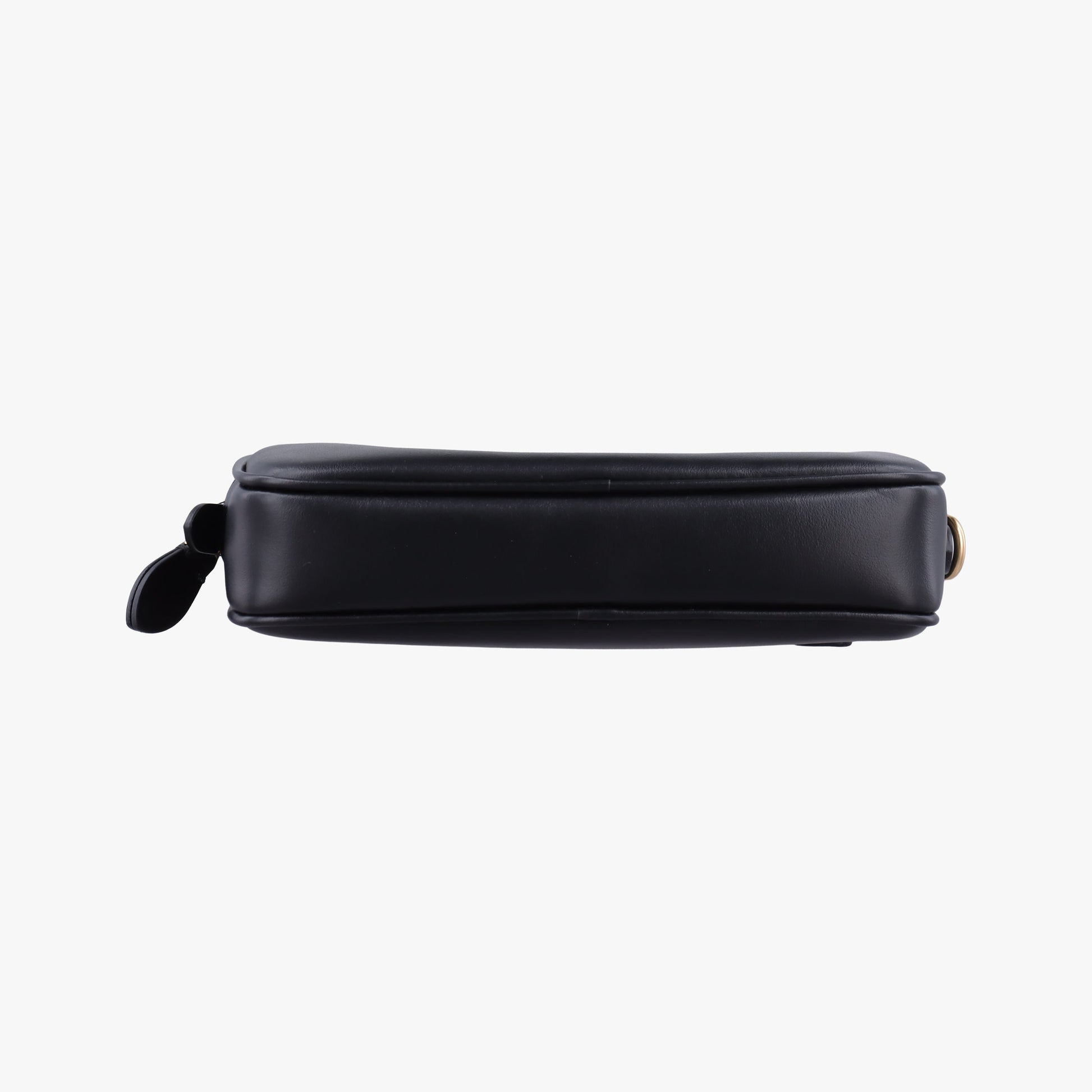 Logo belt Black leather DNP104ロゴベルト ブラック レザー DNP104
