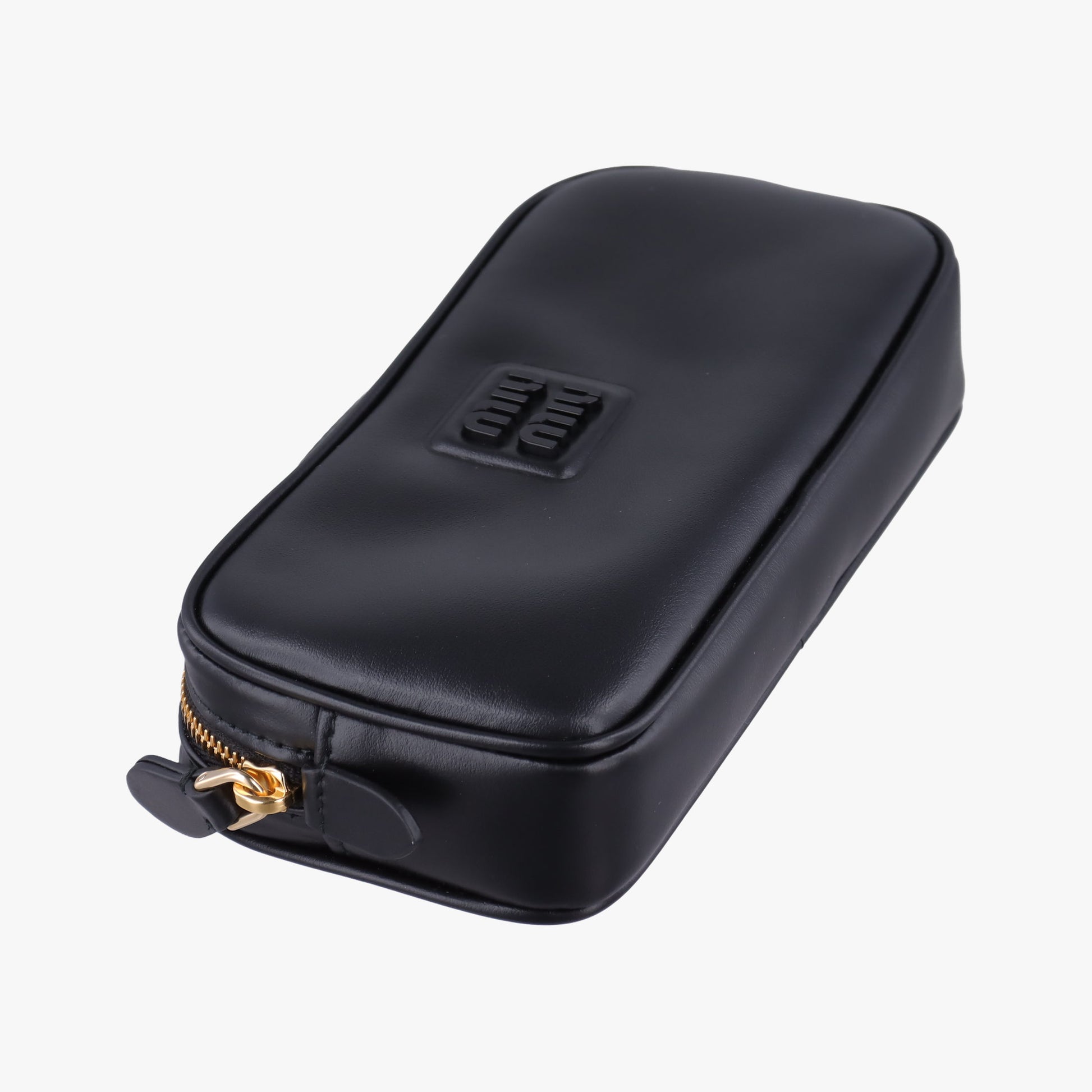 Logo belt Black leather DNP104ロゴベルト ブラック レザー DNP104