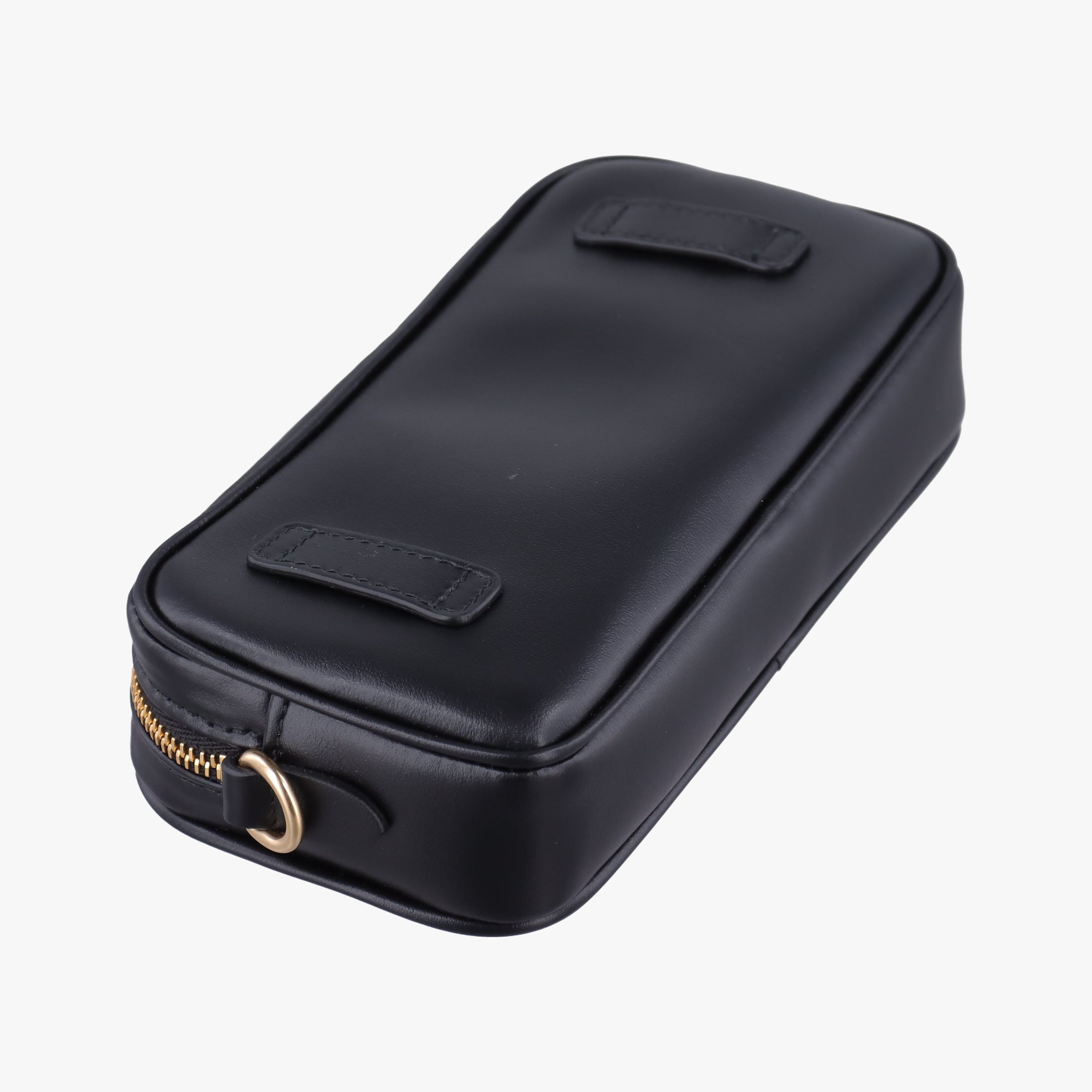 Logo belt Black leather DNP104ロゴベルト ブラック レザー DNP104