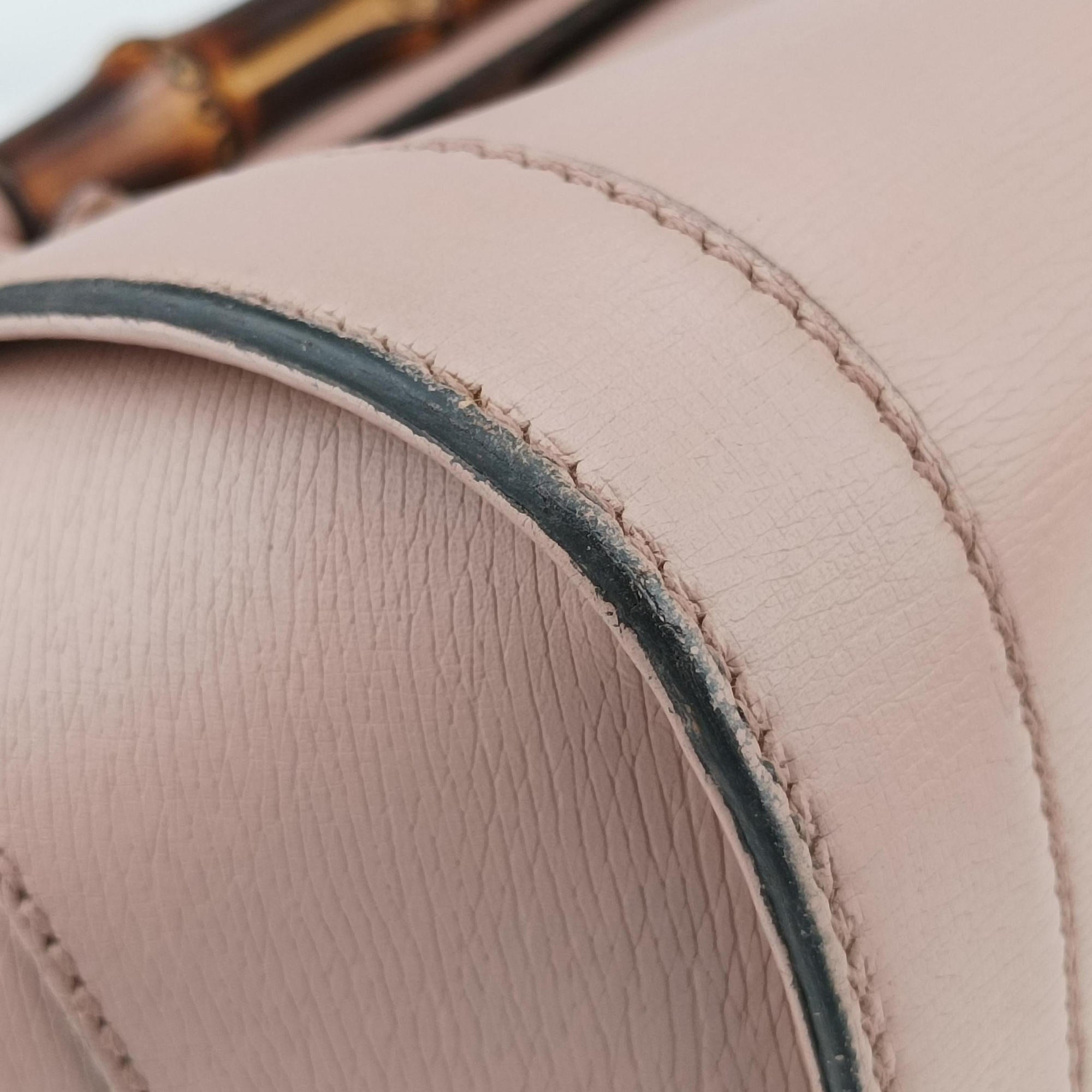 Bamboo Bullet Pink Leather 338989 E015188219バンブーバレット ピンク レザー 338989 E015188219