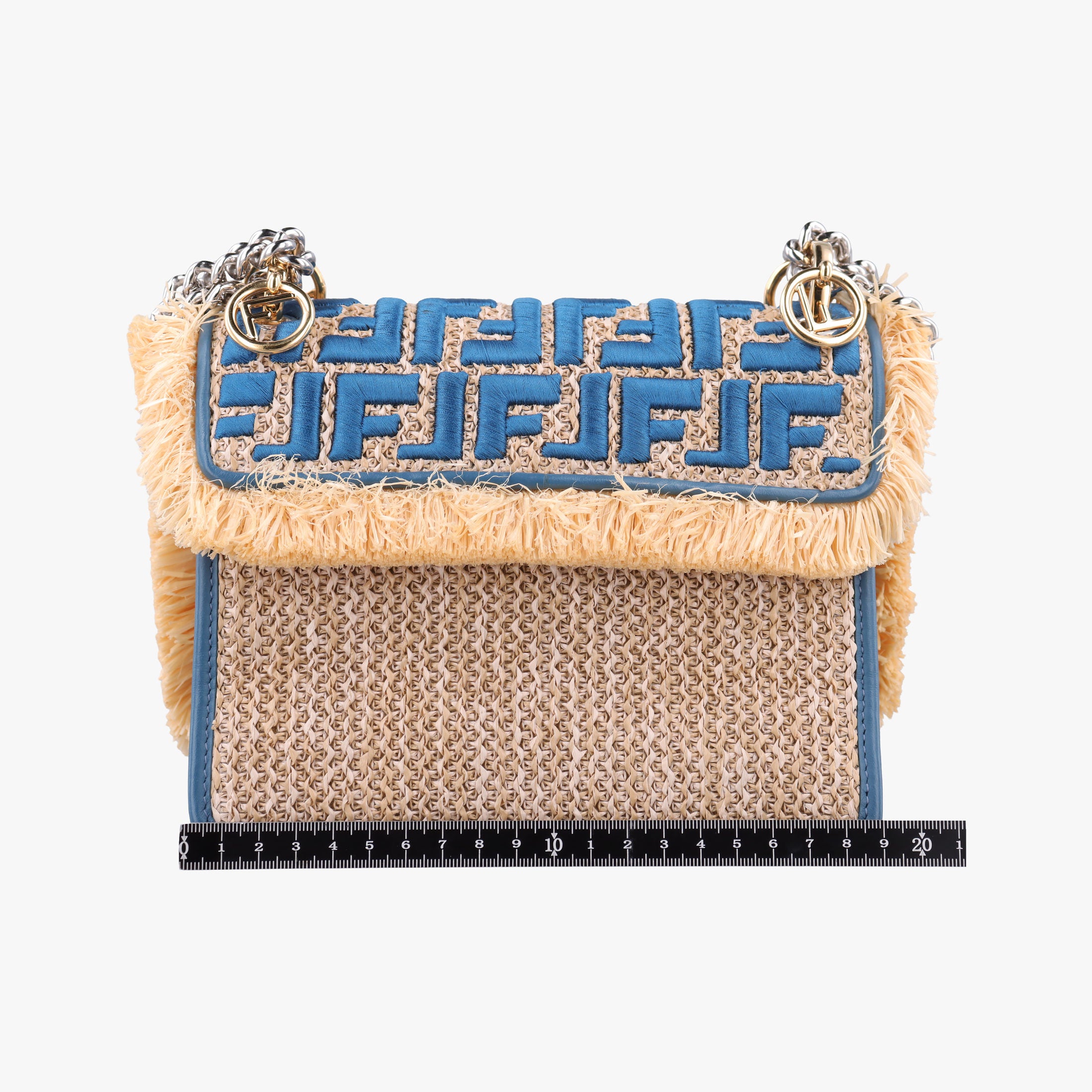KAN I F Blue straw×fabric 8BT286 8BT286-A23Q 188-10429キャナイエフ ブルー ストロー×ファブリック 8BT286 8BT286-A23Q 188-10429