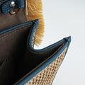 KAN I F Blue straw×fabric 8BT286 8BT286-A23Q 188-10429キャナイエフ ブルー ストロー×ファブリック 8BT286 8BT286-A23Q 188-10429
