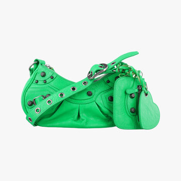 Le Cagole Green lambskin 671309.3809.R.535269ルカゴール グリーン ラムスキン 671309.3809.R.535269