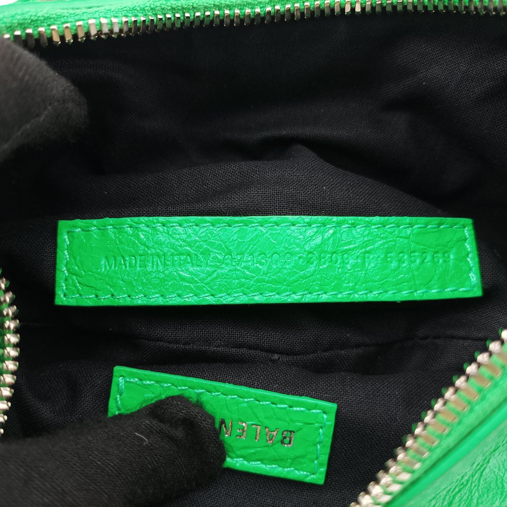 Le Cagole Green lambskin 671309.3809.R.535269ルカゴール グリーン ラムスキン 671309.3809.R.535269