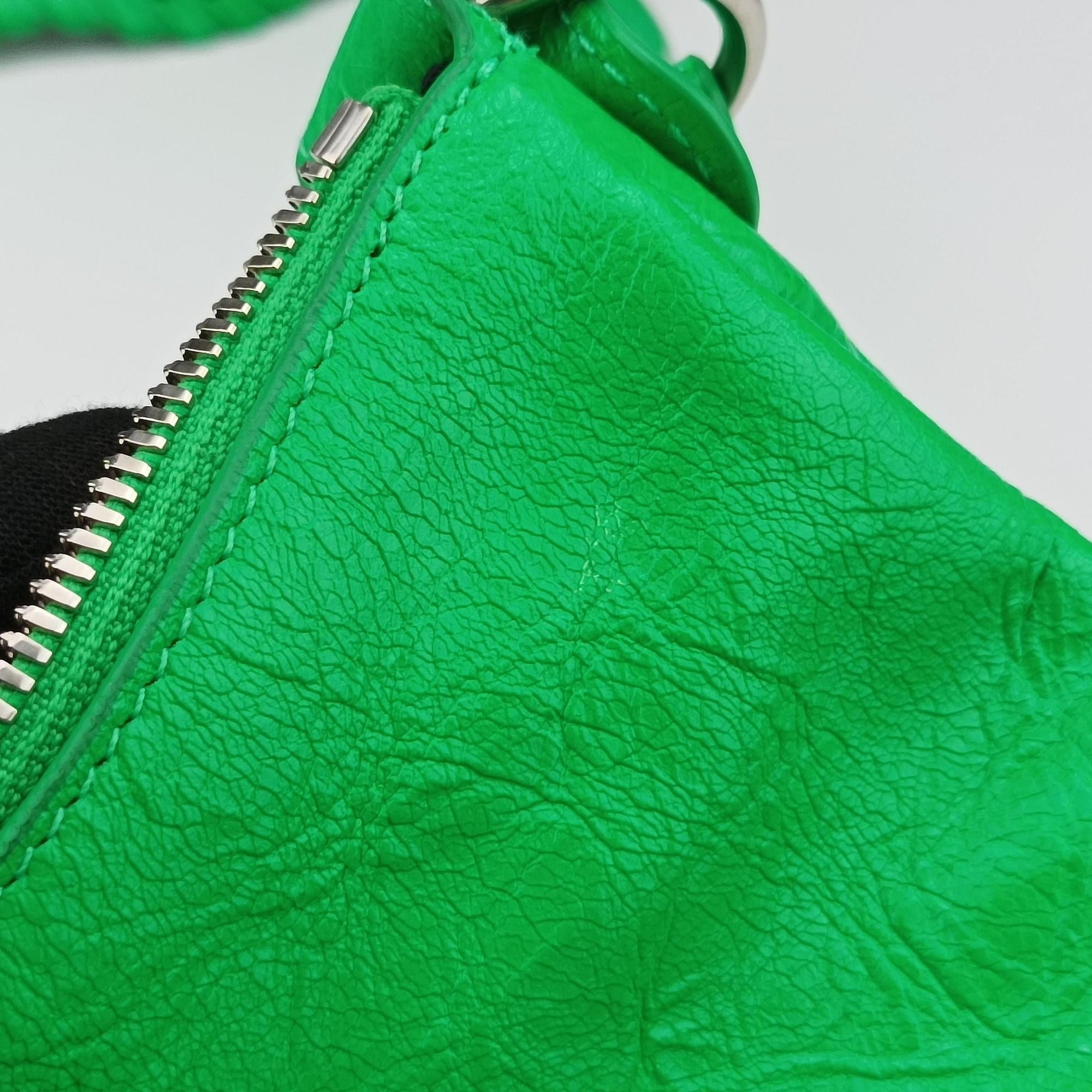 Le Cagole Green lambskin 671309.3809.R.535269ルカゴール グリーン ラムスキン 671309.3809.R.535269