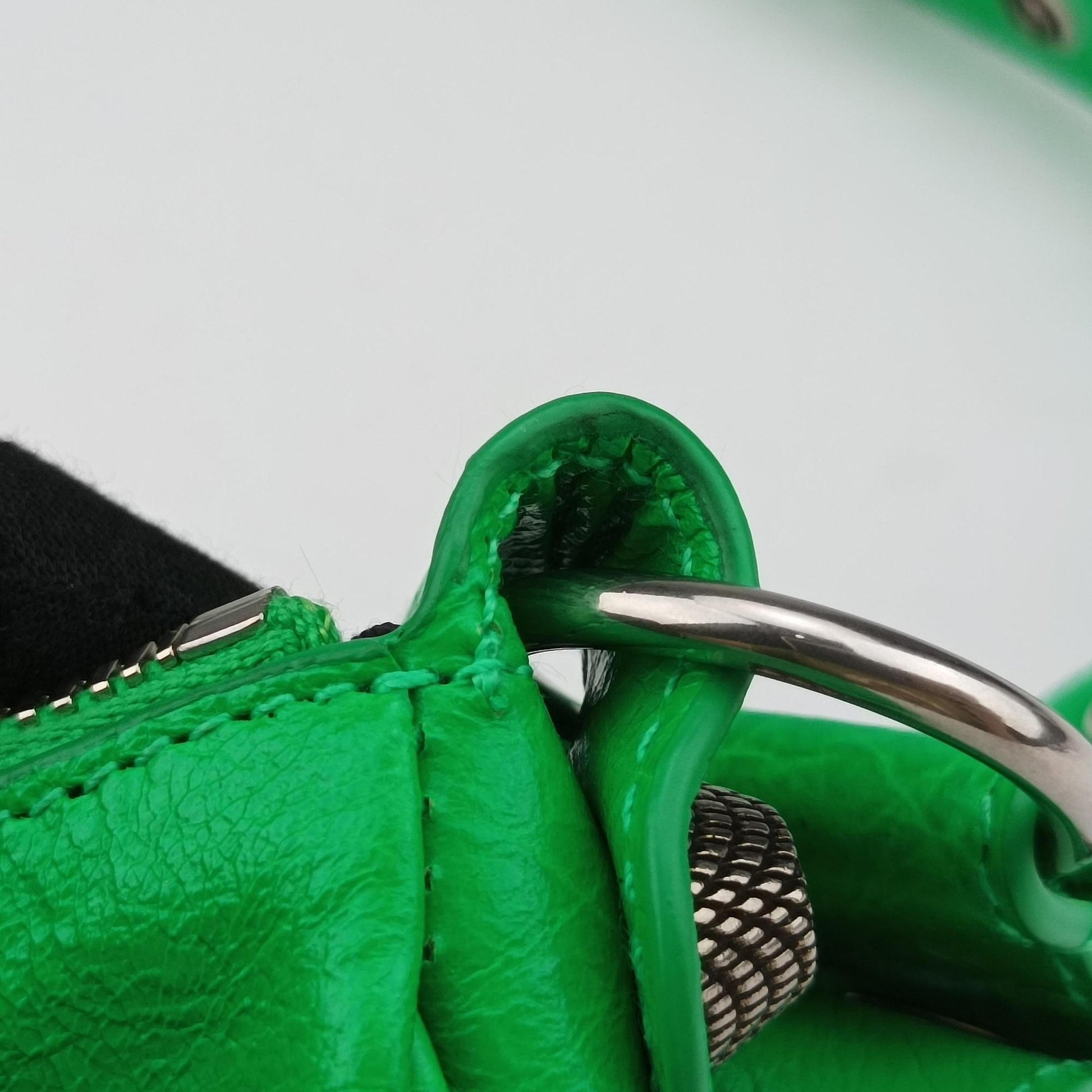 Le Cagole Green lambskin 671309.3809.R.535269ルカゴール グリーン ラムスキン 671309.3809.R.535269