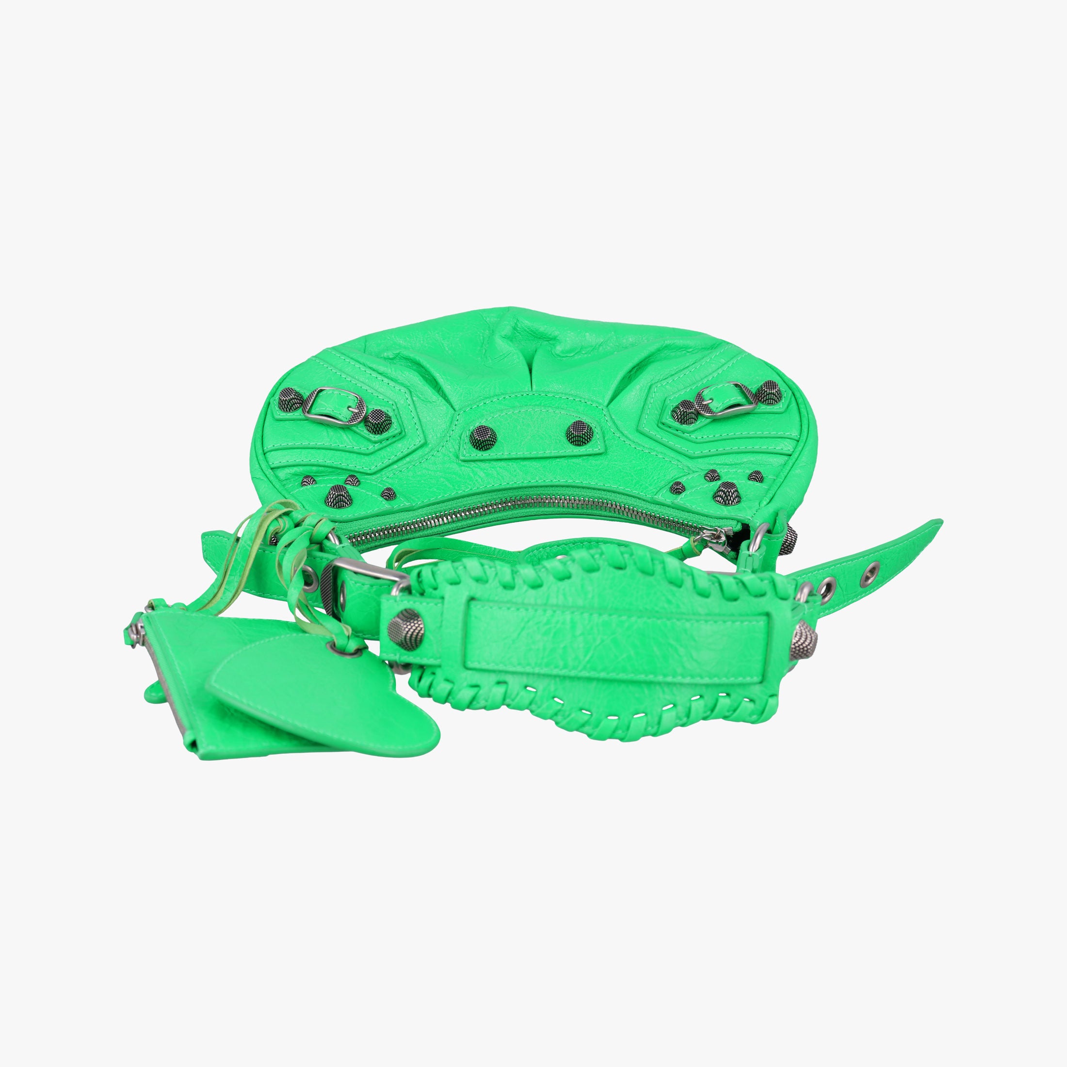 Le Cagole Green lambskin 671309.3809.R.535269ルカゴール グリーン ラムスキン 671309.3809.R.535269