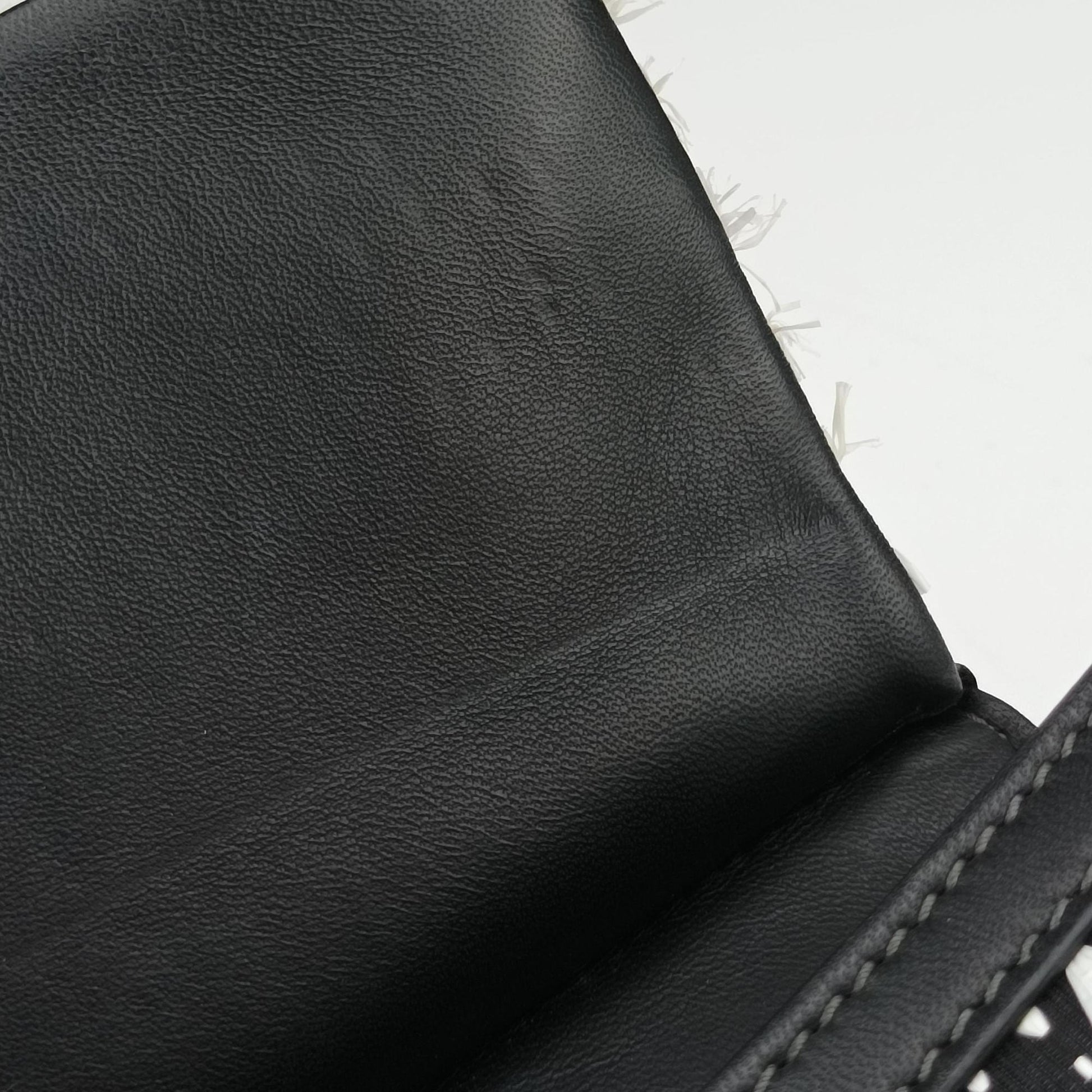 SICILY Black×white Canvas × Leather シシリー ブラック×ホワイト キャンバス × レザー 