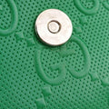 GG Embossed Messenger Bag Green Leather 625782 D033107394GGエンボス メッセンジャー グリーン レザー 625782 D033107394