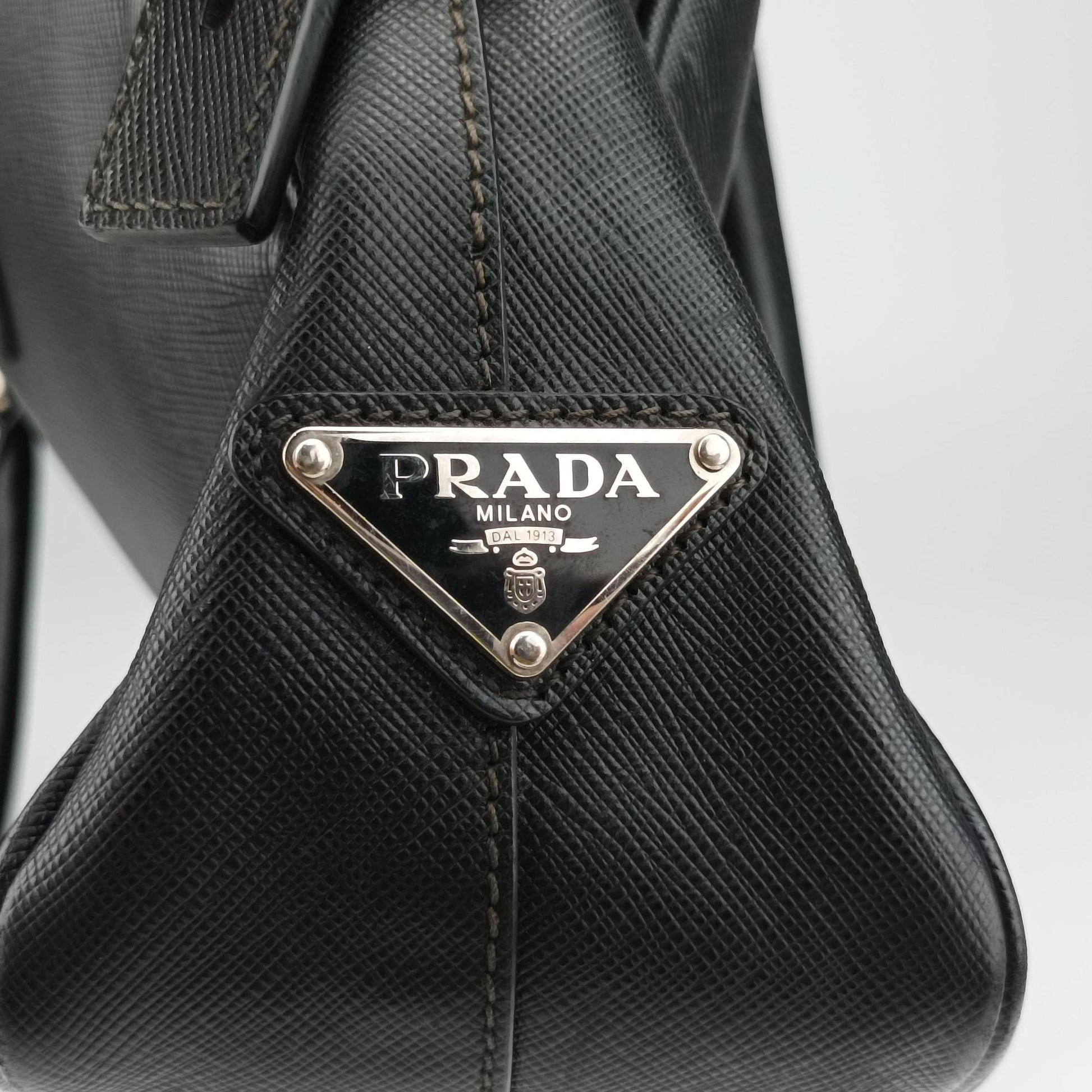 business bag briefcase Black SAFFIANO Leather 2VE363 208ビジネスバッグ ブリーフケース ブラック サフィアーノレザー 2VE363 208