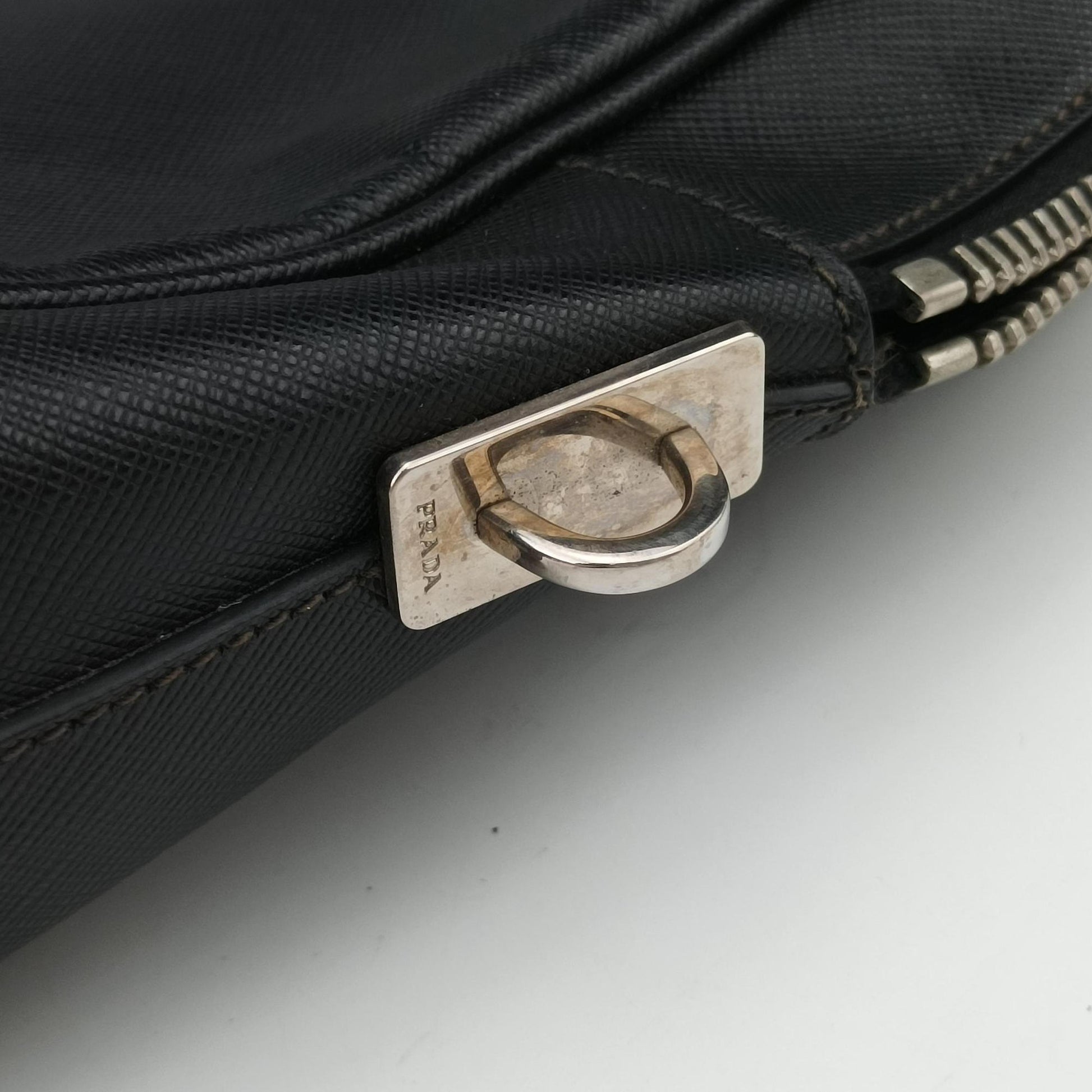 business bag briefcase Black SAFFIANO Leather 2VE363 208ビジネスバッグ ブリーフケース ブラック サフィアーノレザー 2VE363 208