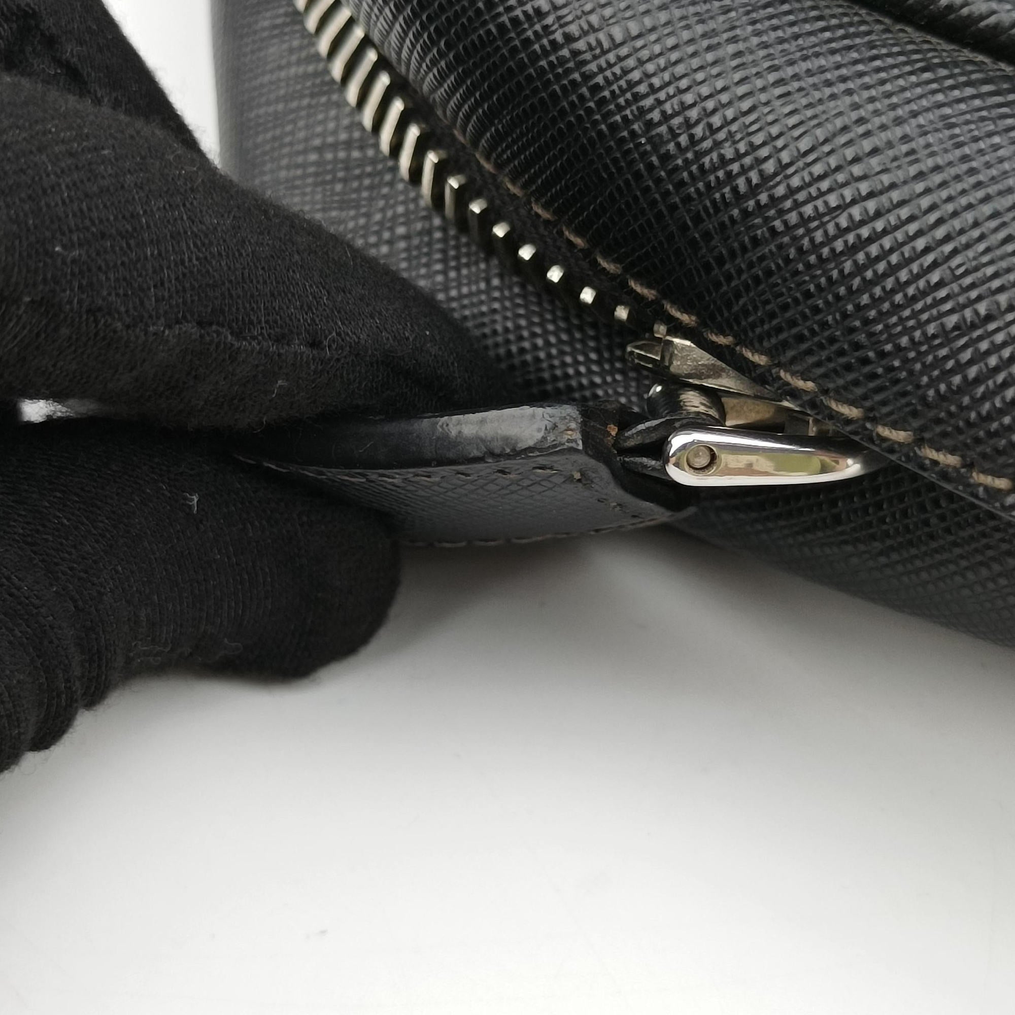 business bag briefcase Black SAFFIANO Leather 2VE363 208ビジネスバッグ ブリーフケース ブラック サフィアーノレザー 2VE363 208