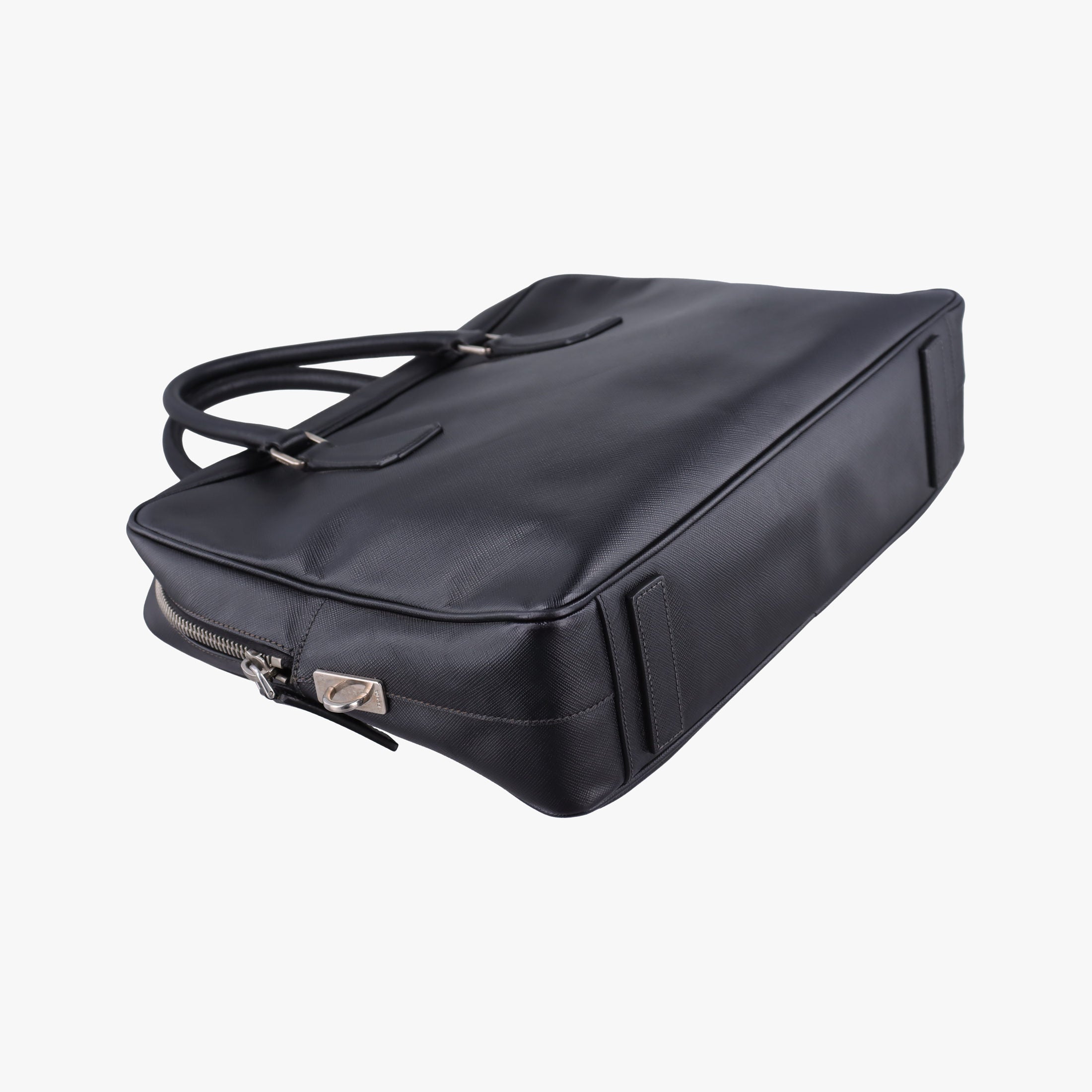 business bag briefcase Black SAFFIANO Leather 2VE363 208ビジネスバッグ ブリーフケース ブラック サフィアーノレザー 2VE363 208