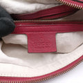 Miss GG Hobo khaki canvas×leather 326514 G015612893ミス　GG　ホーボー カーキ×レッド キャンバス×レザー 326514 G015612893