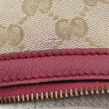 Miss GG Hobo khaki canvas×leather 326514 G015612893ミス　GG　ホーボー カーキ×レッド キャンバス×レザー 326514 G015612893