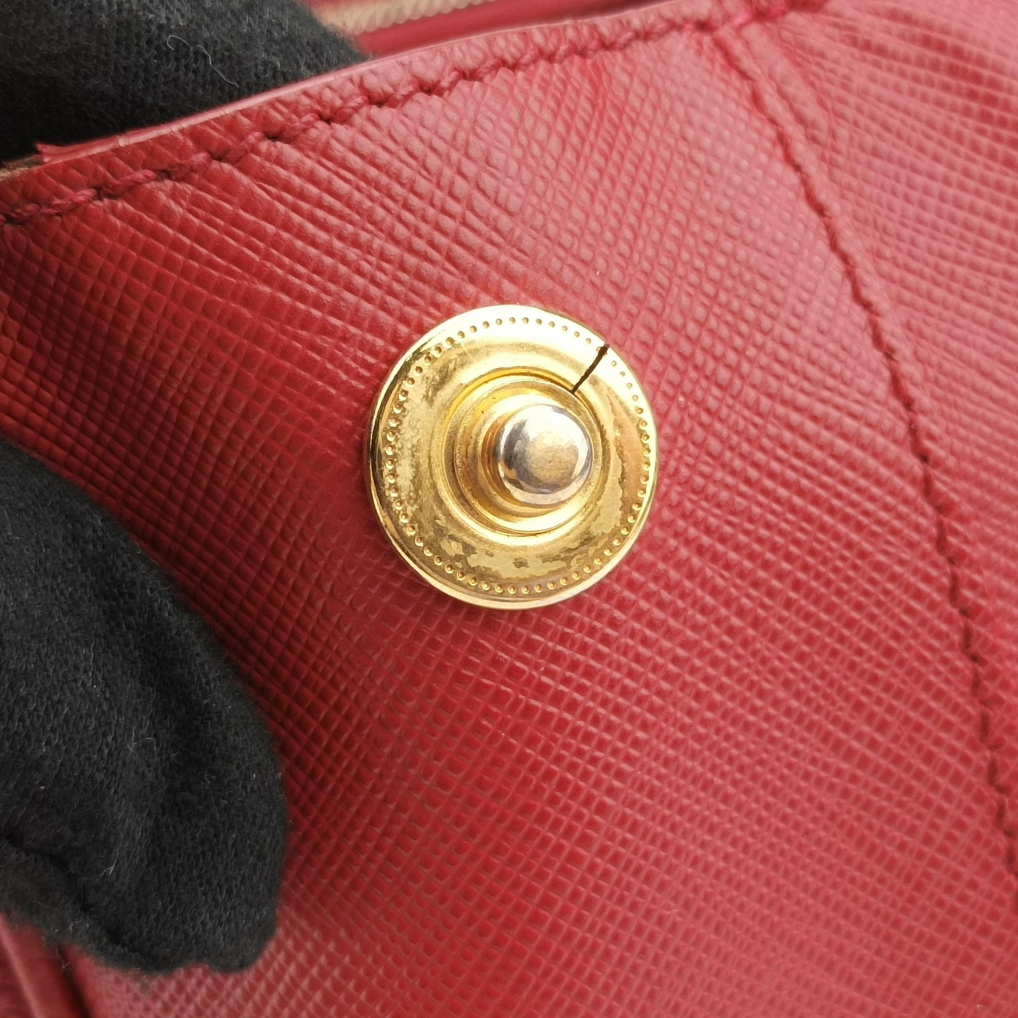 Galleria Red SAFFIANO Leather BN1786 31/Yガレリア レッド サフィアーノレザー BN1786 31/Y