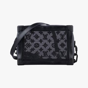 SOFT TRUNK Noir MONOGRAM MESH×calf leather M53964 DU3159 IC Chipソフトトランク ノワール モノグラムメッシュ×カーフレザー M53964 DU3159 ICチップ
