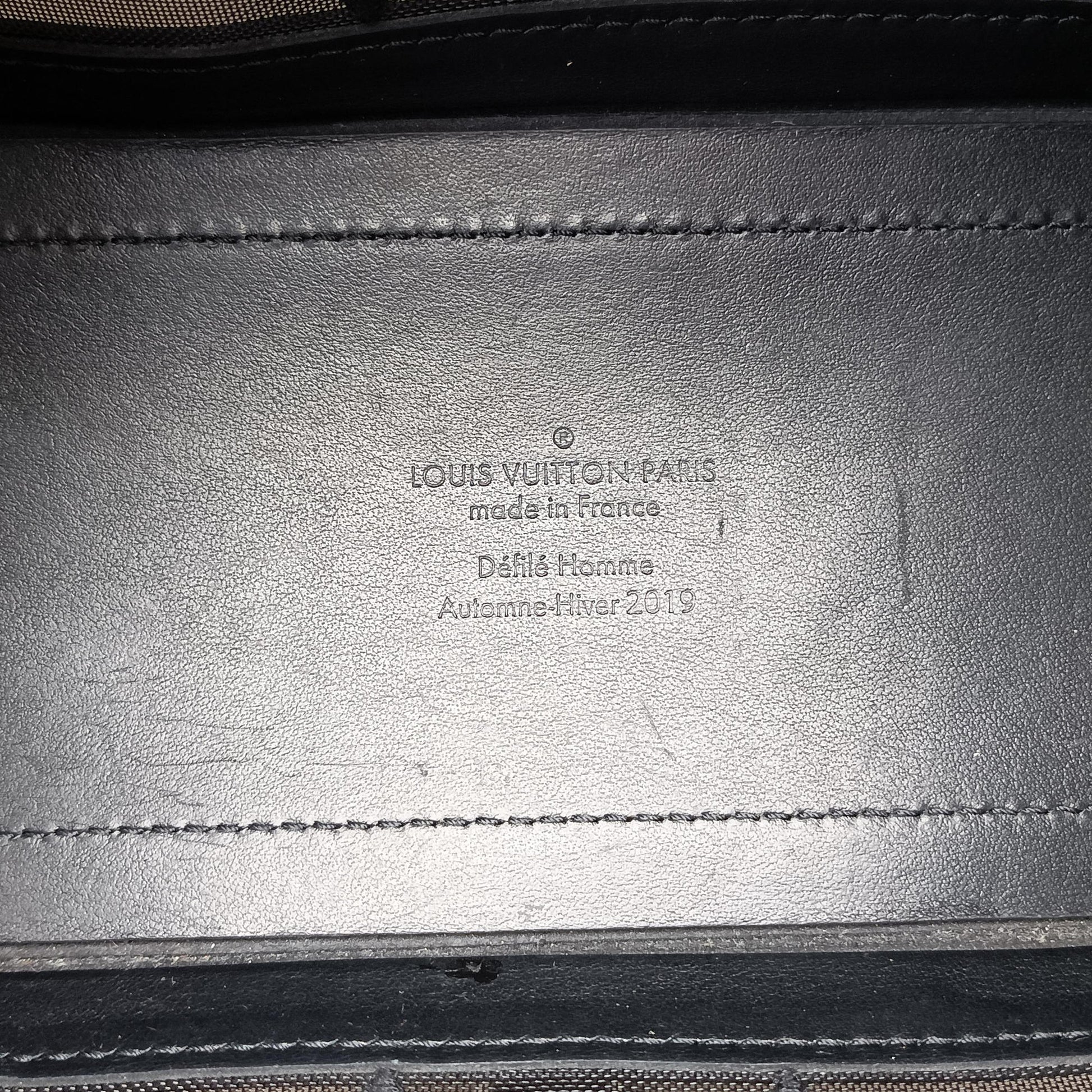 SOFT TRUNK Noir MONOGRAM MESH×calf leather M53964 DU3159 IC Chipソフトトランク ノワール モノグラムメッシュ×カーフレザー M53964 DU3159 ICチップ