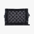 SOFT TRUNK Noir MONOGRAM MESH×calf leather M53964 DU3159 IC Chipソフトトランク ノワール モノグラムメッシュ×カーフレザー M53964 DU3159 ICチップ