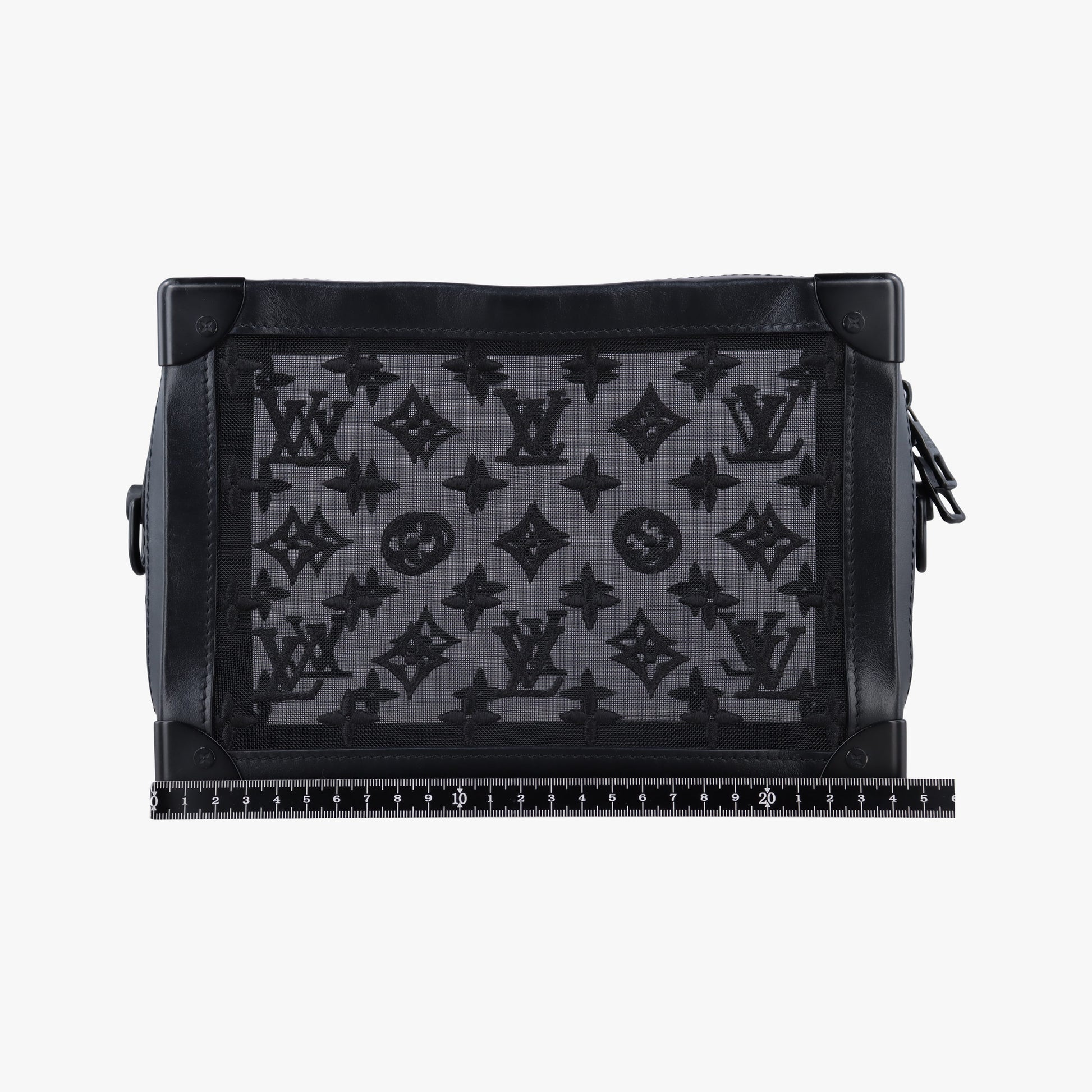 SOFT TRUNK Noir MONOGRAM MESH×calf leather M53964 DU3159 IC Chipソフトトランク ノワール モノグラムメッシュ×カーフレザー M53964 DU3159 ICチップ