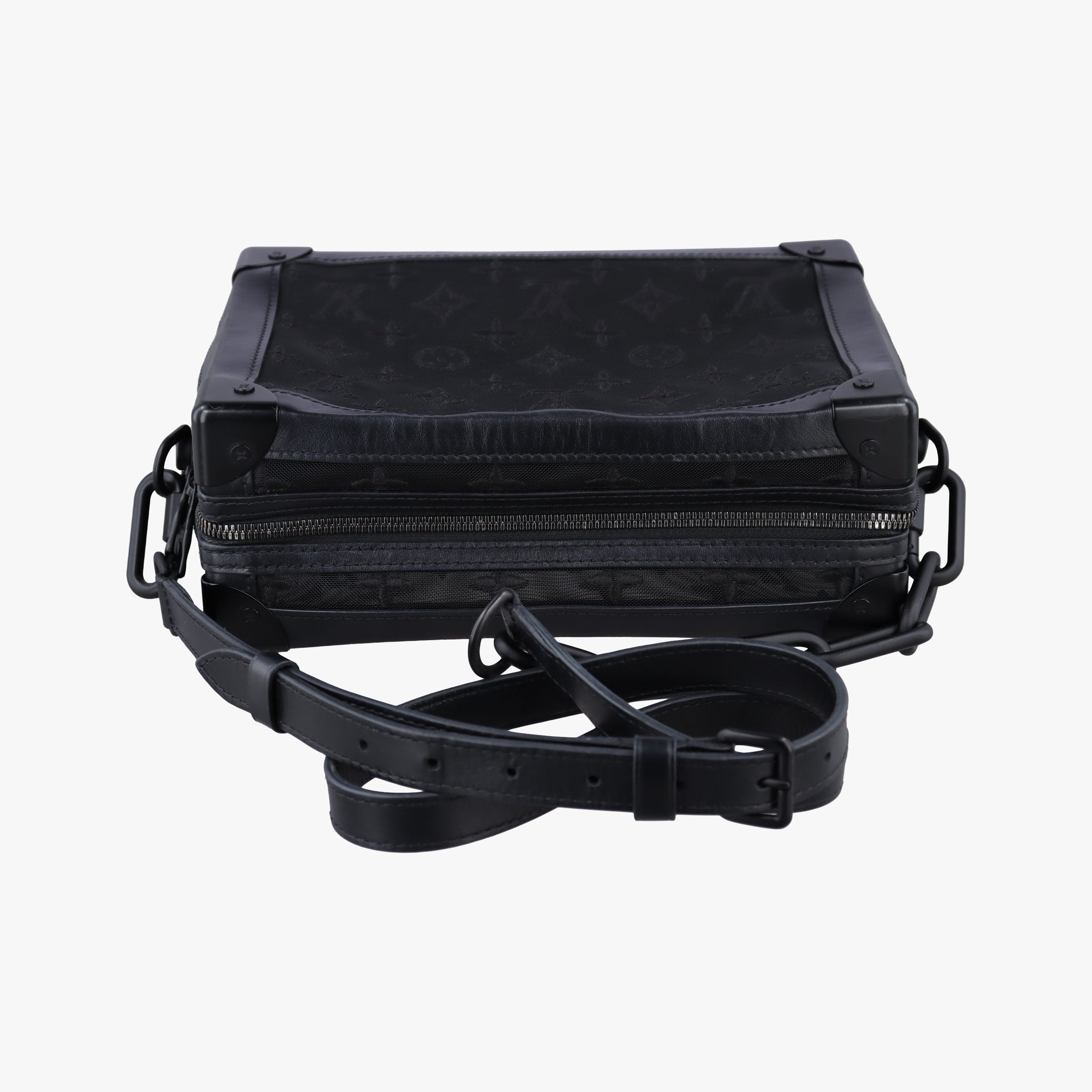 SOFT TRUNK Noir MONOGRAM MESH×calf leather M53964 DU3159 IC Chipソフトトランク ノワール モノグラムメッシュ×カーフレザー M53964 DU3159 ICチップ