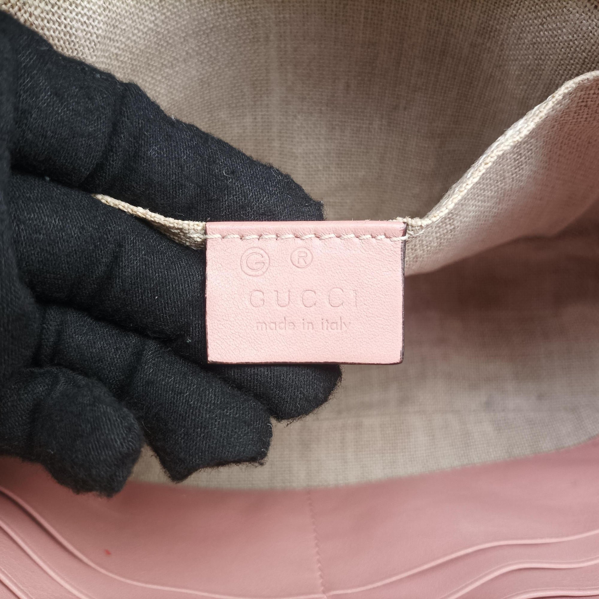 Bree Microguccissima Pink Leather 449413 H021327042ブリー マイクログッチシマ ピンク レザー 449413 H021327042