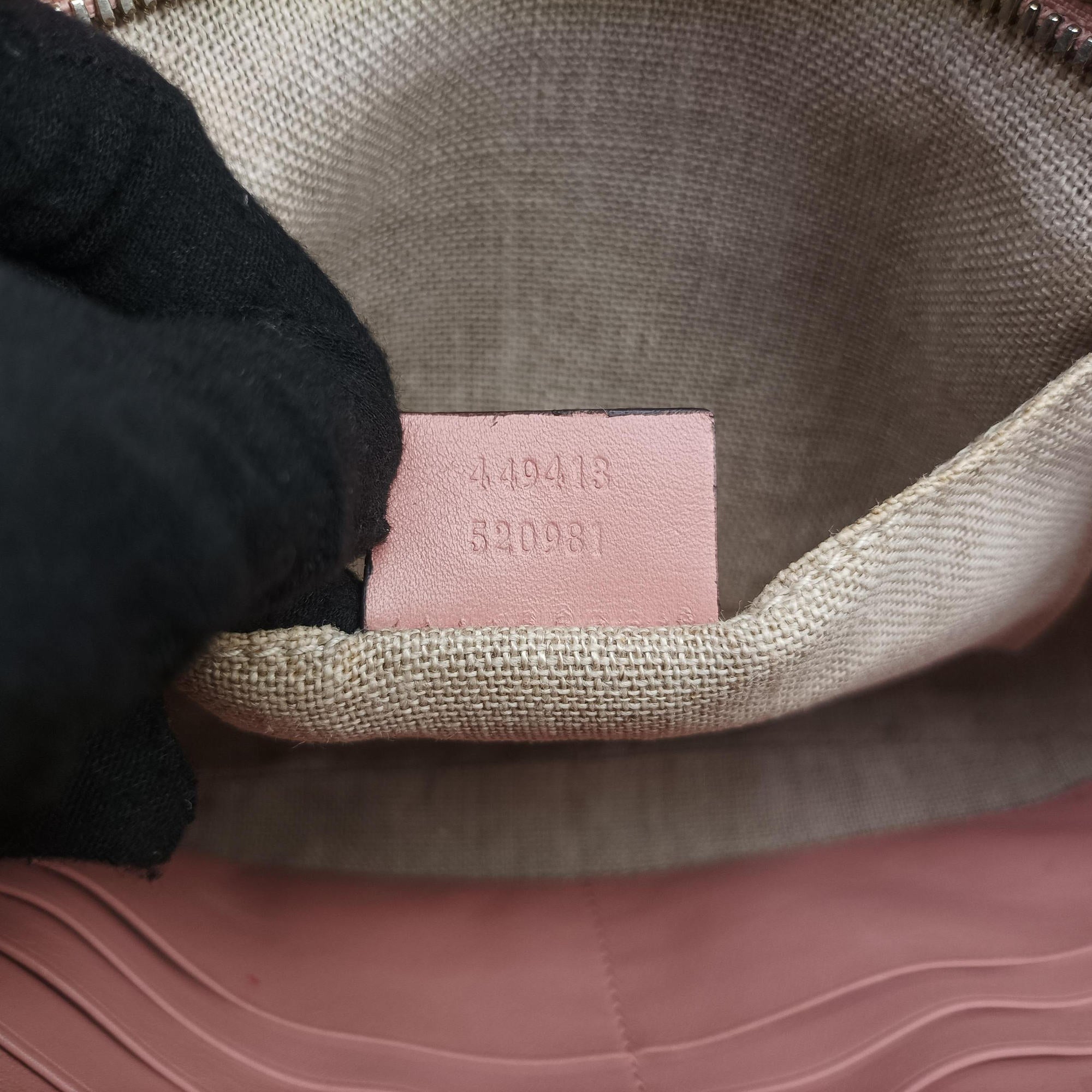 Bree Microguccissima Pink Leather 449413 H021327042ブリー マイクログッチシマ ピンク レザー 449413 H021327042