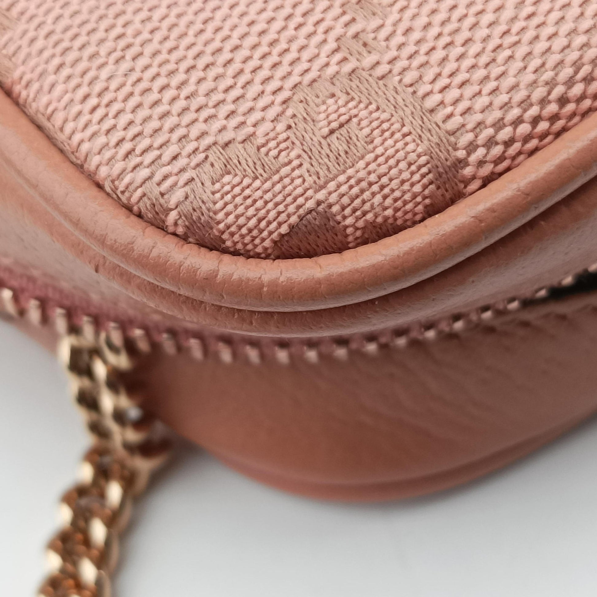 OPHIDIA Pink canvas×leather 574493 オフィディア ピンク キャンバス×レザー 574493 