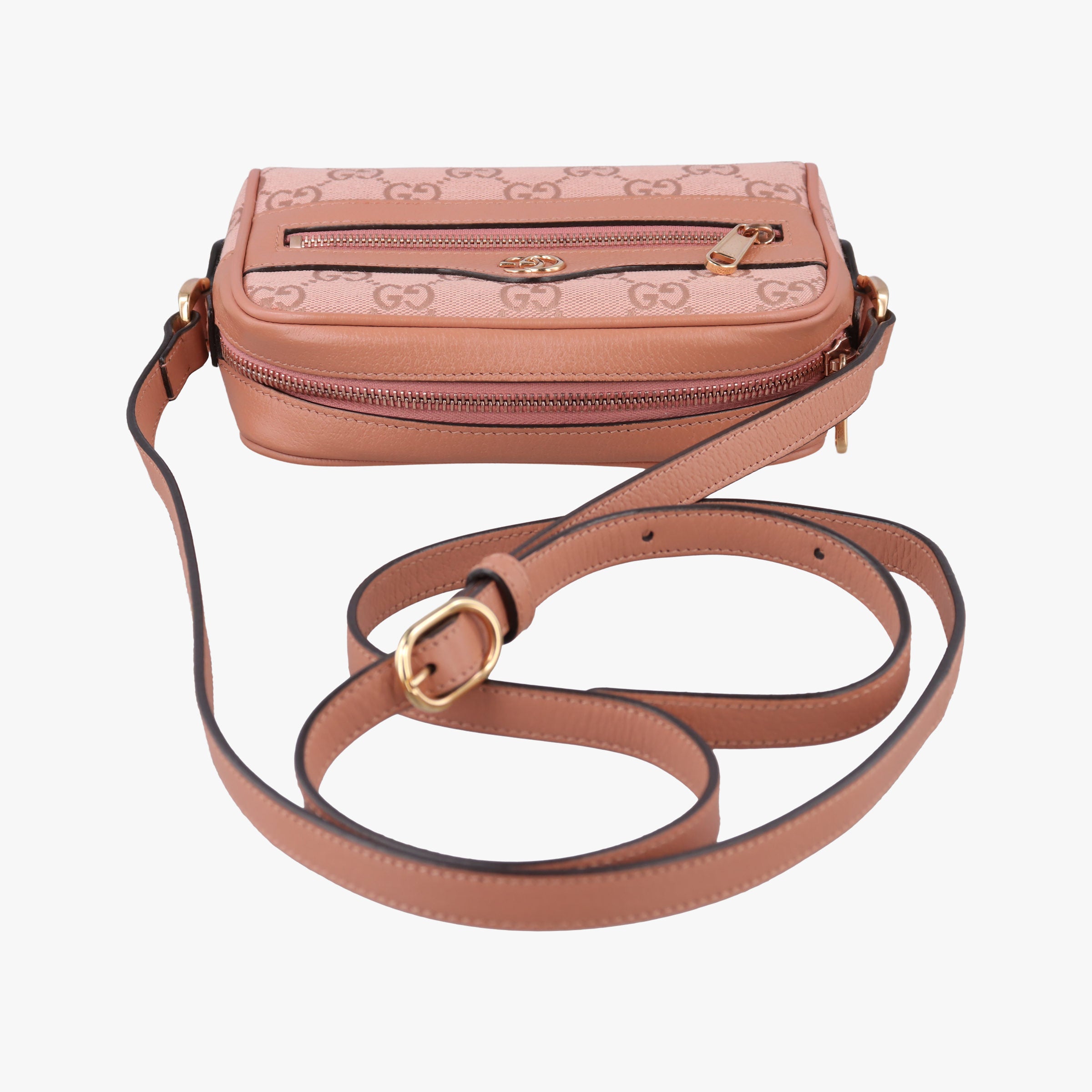 OPHIDIA Pink canvas×leather 574493 オフィディア ピンク キャンバス×レザー 574493 