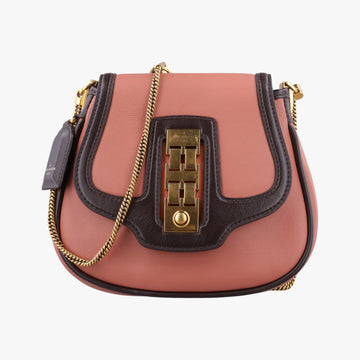 Collection Trapezio Pink×Brown leather M97086 AP0111コレクション トラペツィオ ピンク×ブラウン レザー M97086 AP0111