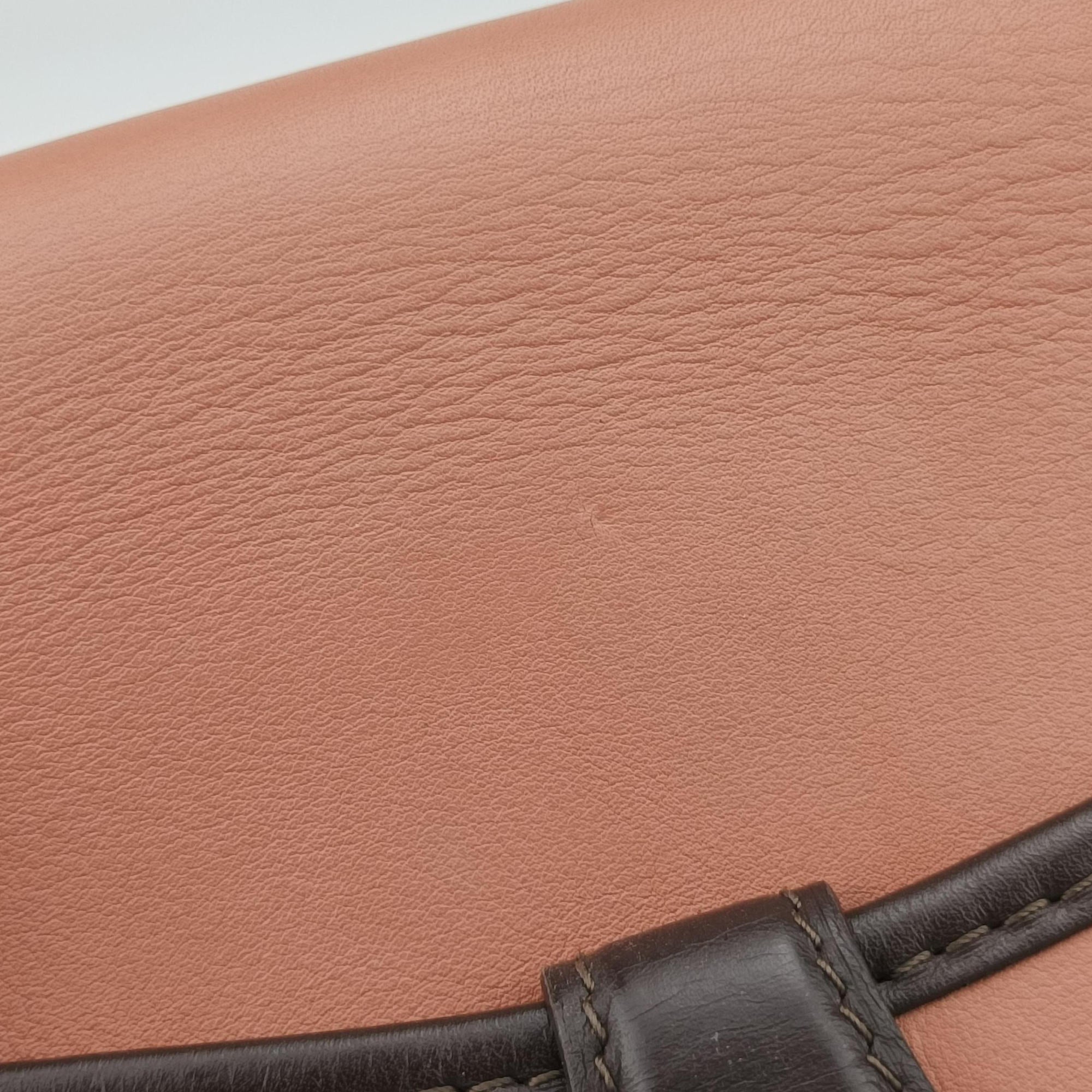Collection Trapezio Pink×Brown leather M97086 AP0111コレクション トラペツィオ ピンク×ブラウン レザー M97086 AP0111