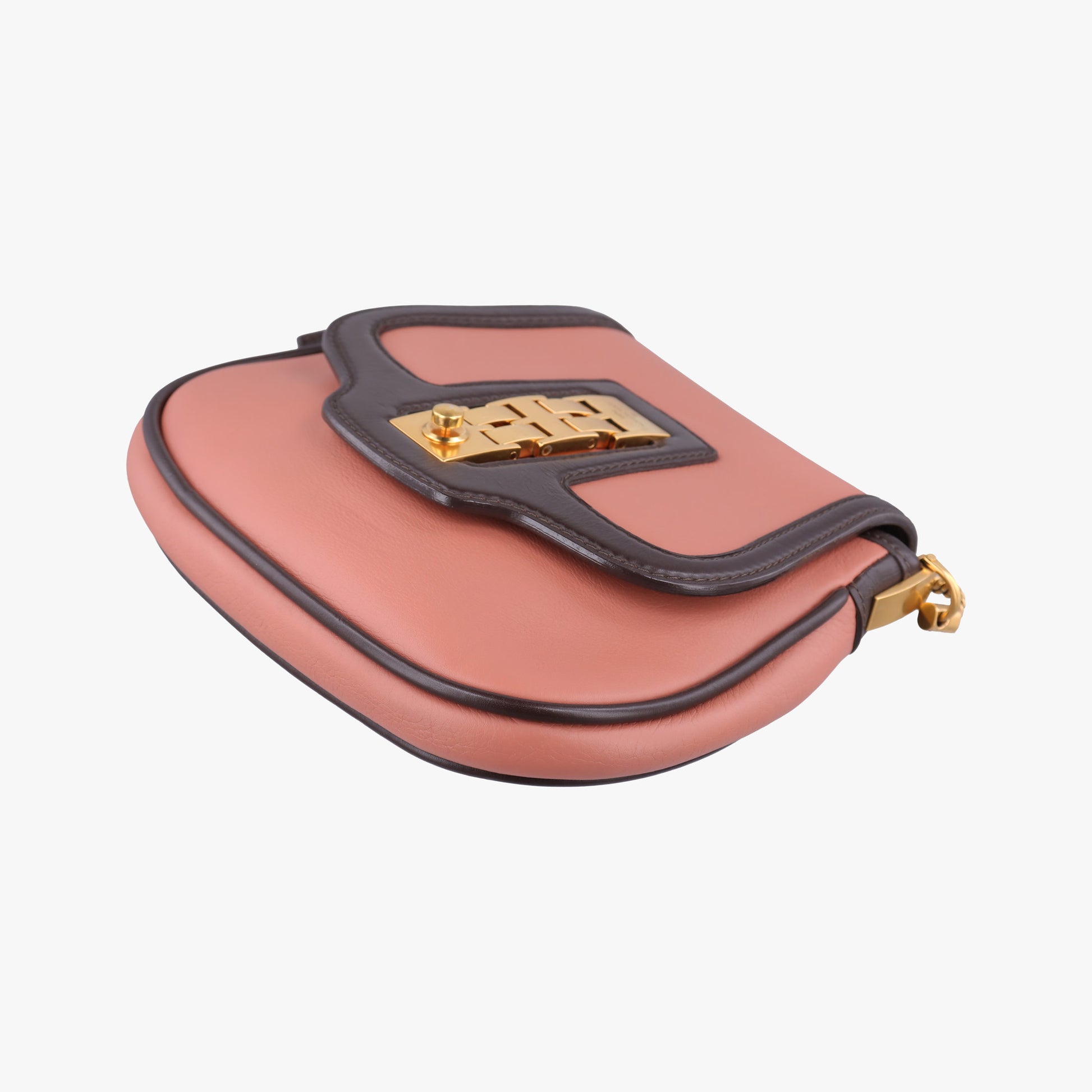 Collection Trapezio Pink×Brown leather M97086 AP0111コレクション トラペツィオ ピンク×ブラウン レザー M97086 AP0111