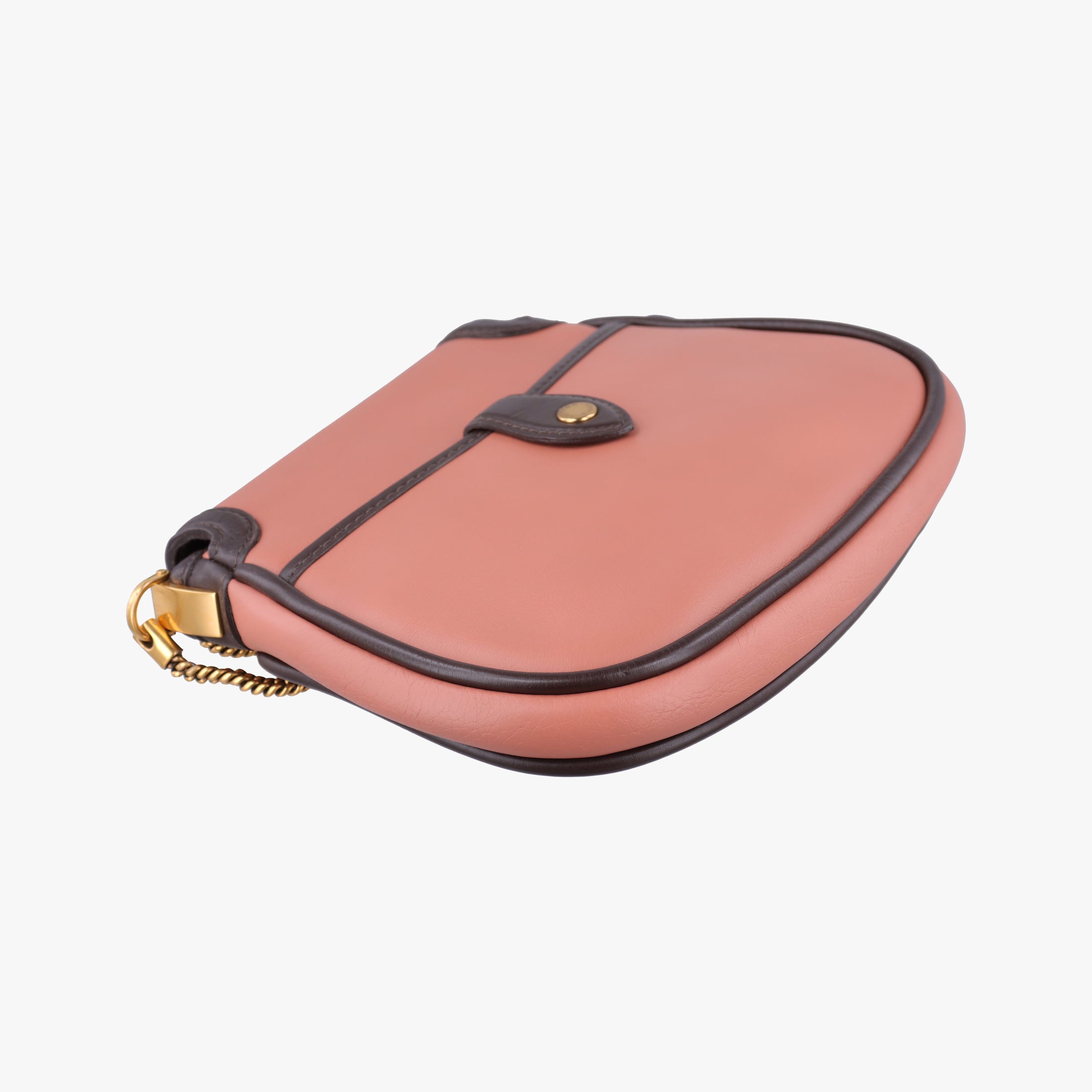 Collection Trapezio Pink×Brown leather M97086 AP0111コレクション トラペツィオ ピンク×ブラウン レザー M97086 AP0111